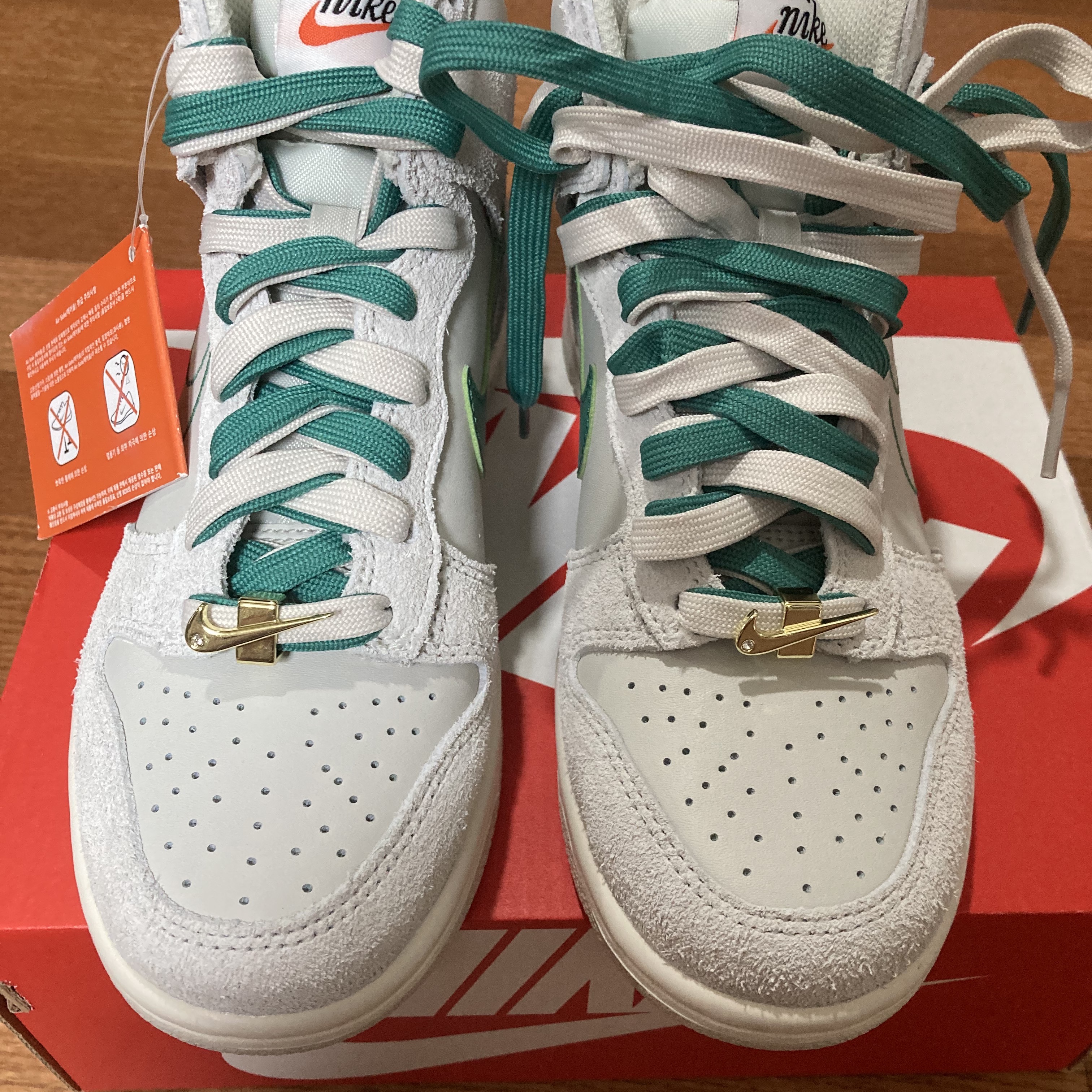 (GS) Nike Dunk High SE First Use Sail 착용 스타일 - 2