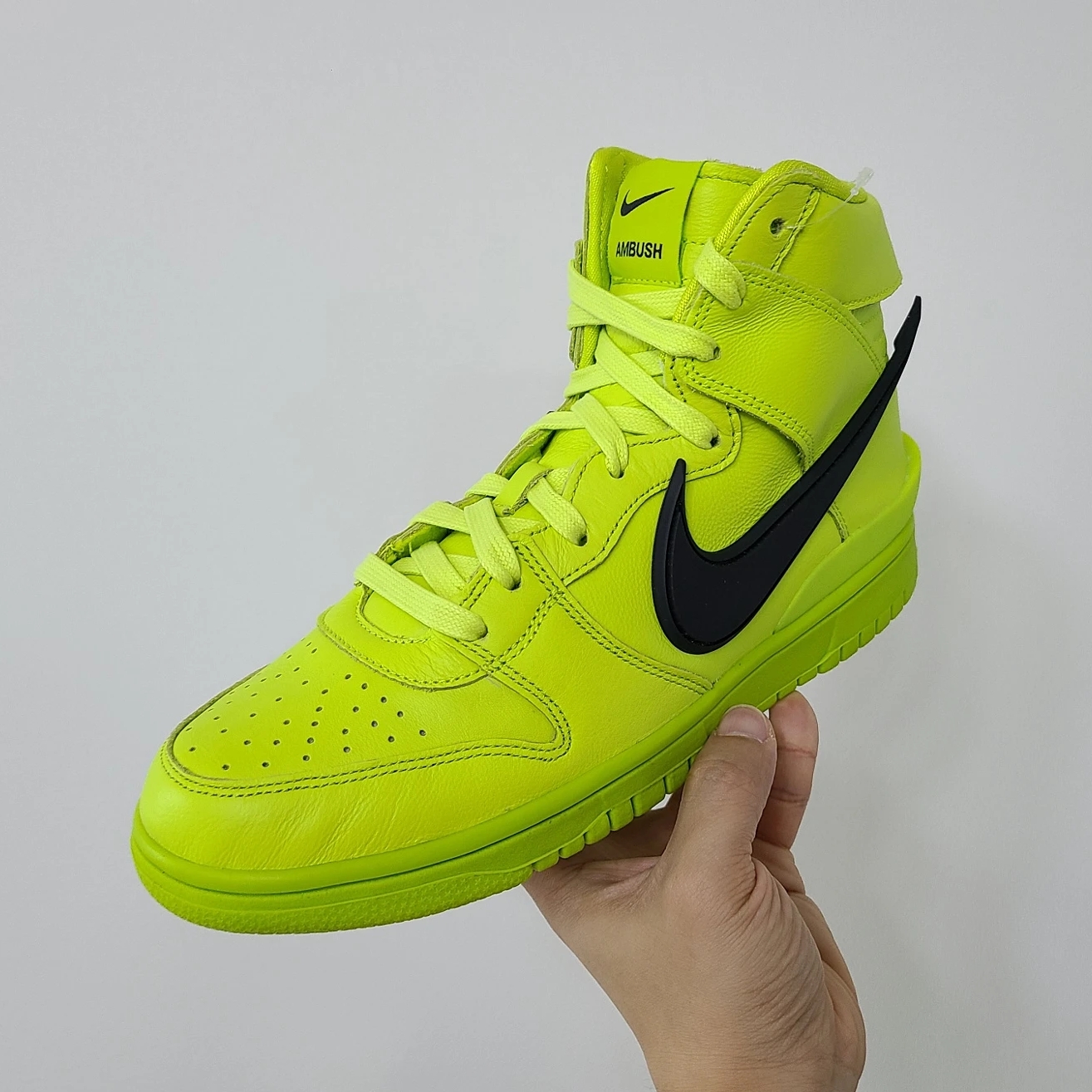 Nike x Ambush Dunk High Flash Lime, Nike x Ambush Dunk High Deep Royal Blue 착용 스타일 - 1