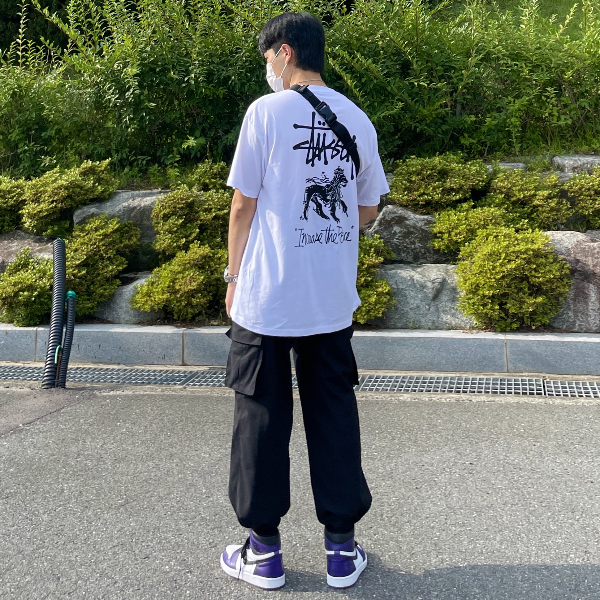 Jordan 1 Retro High OG Court Purple 2020 착용 스타일 - 2