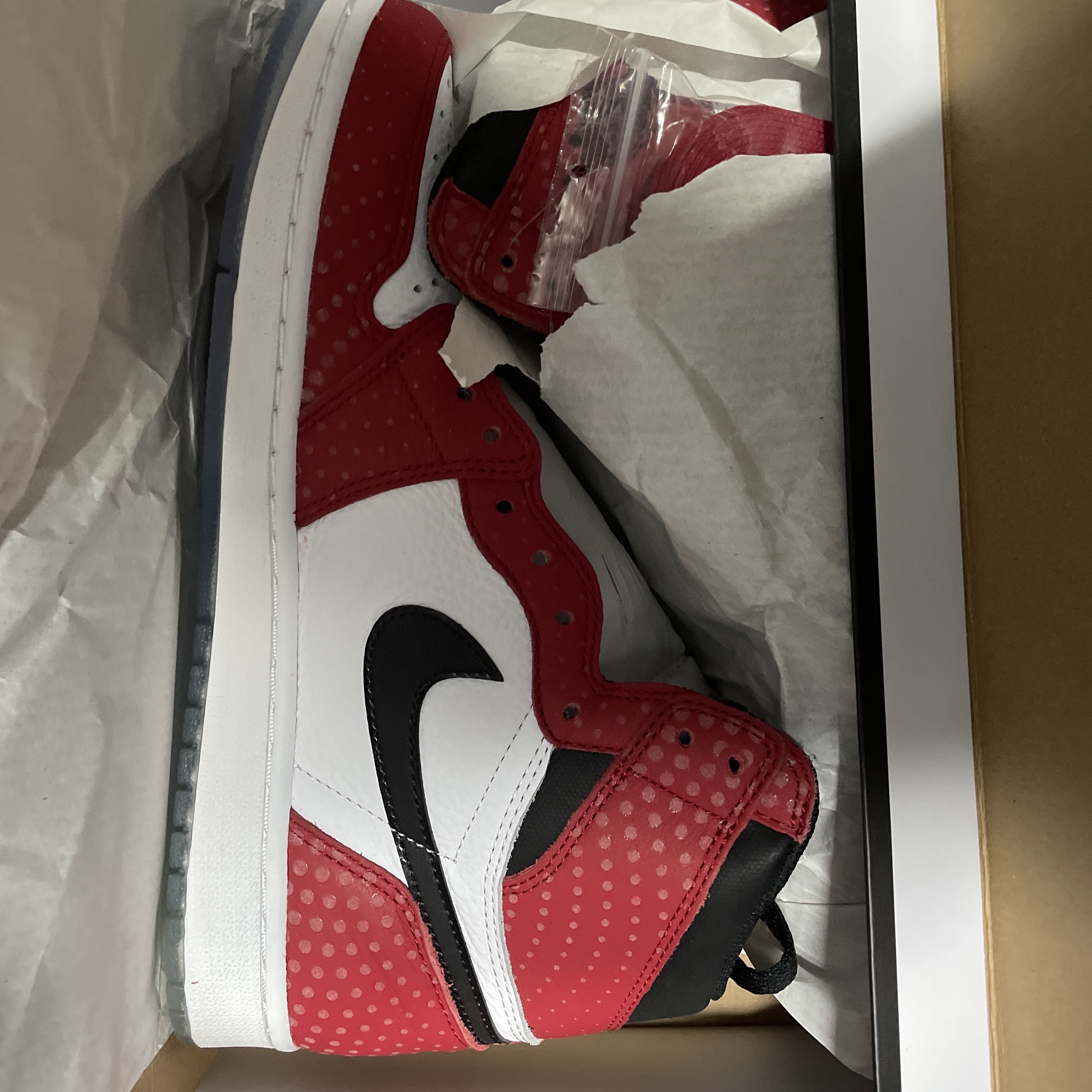 Jordan 1 Retro High Spider-Man Origin Story 착용 스타일