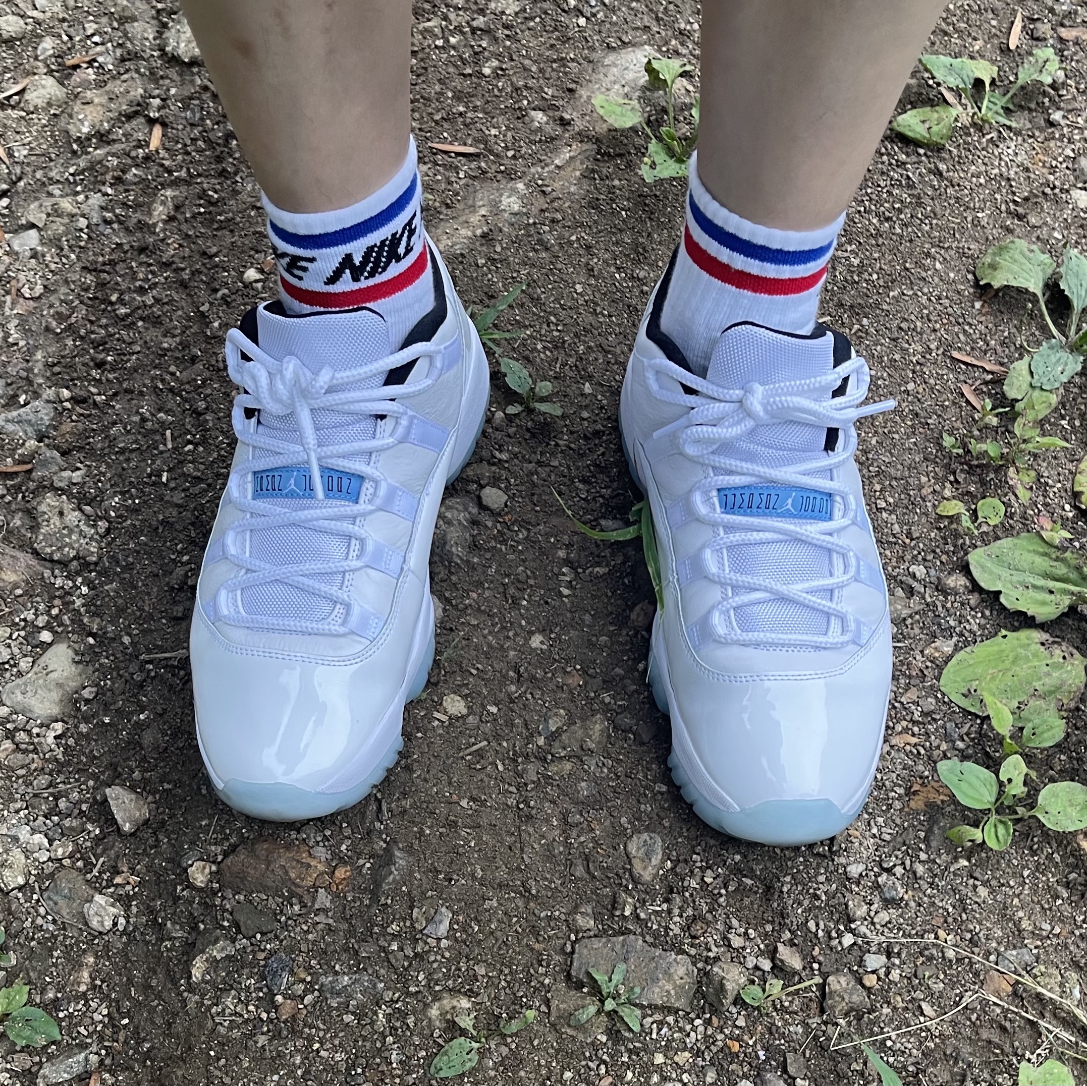 Jordan 11 Retro Low Legend Blue 착용 스타일