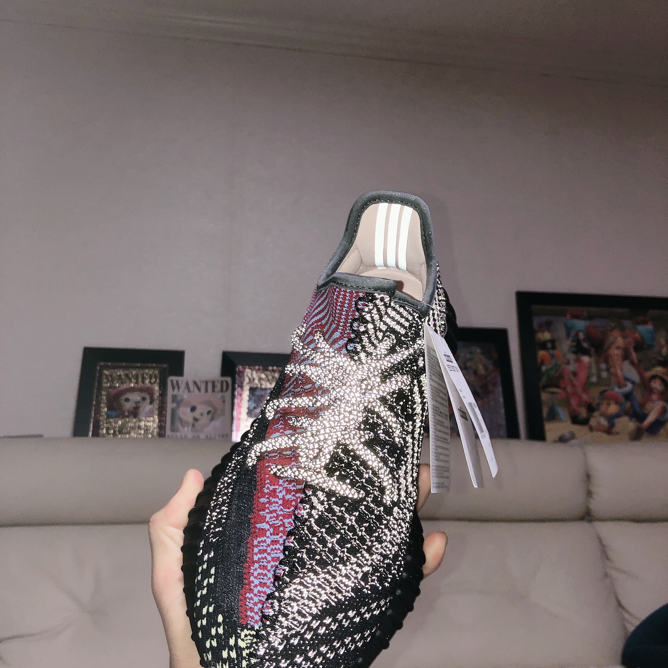 Adidas Yeezy Boost 350 V2 Yecheil - Reflective 착용 스타일 - 3