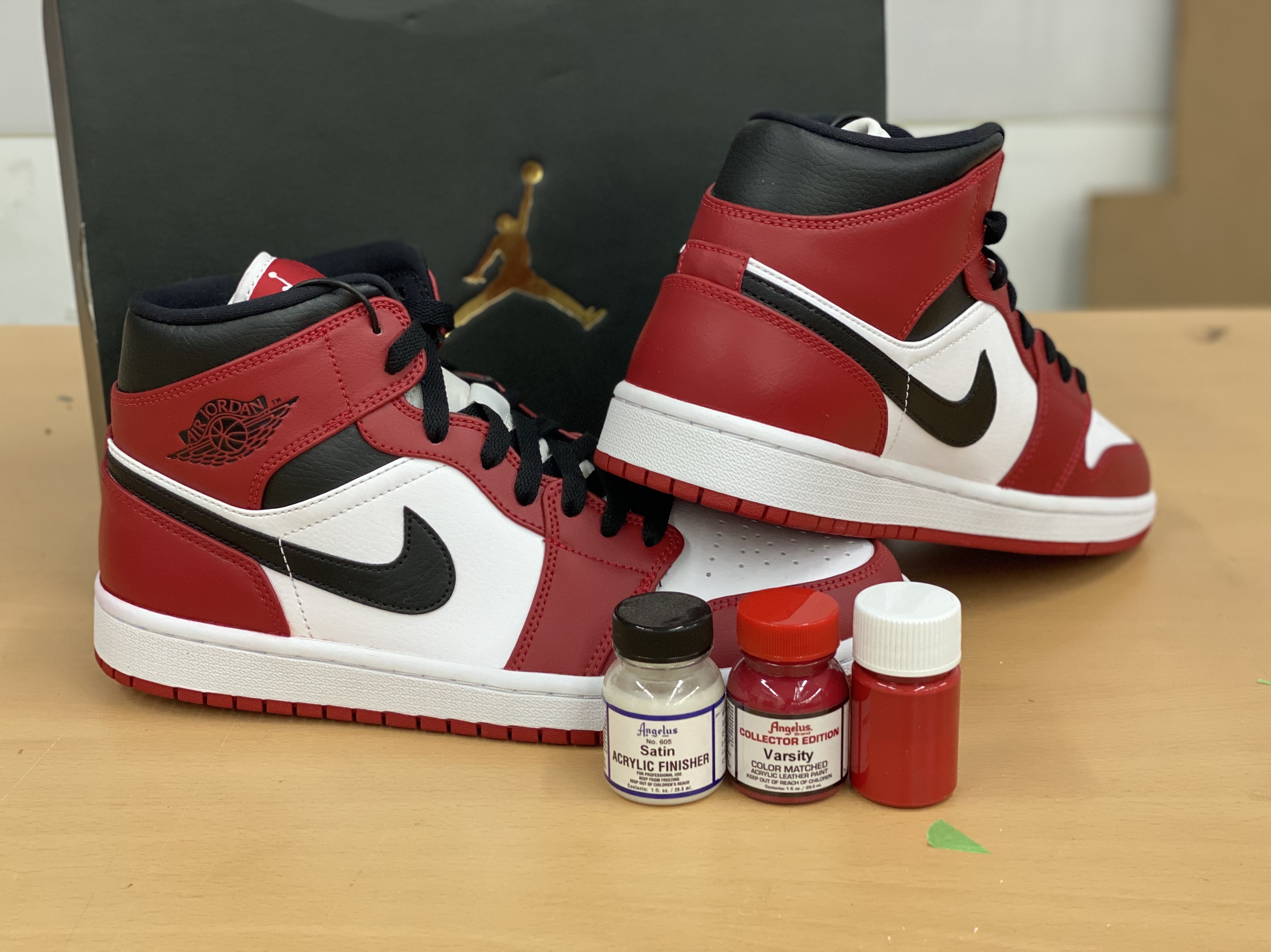 Jordan 1 Mid Chicago 2020, Jordan 1 Retro High OG Chicago 2015 착용 스타일 - 1