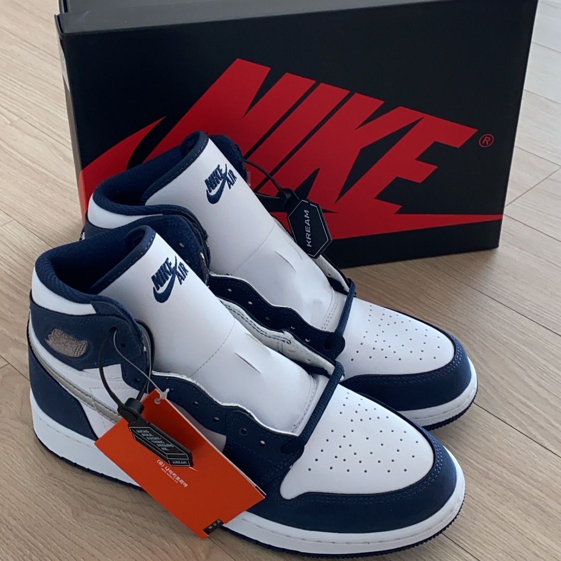 (GS) Jordan 1 Retro High OG CO.JP Midnight Navy 착용 스타일 - 3