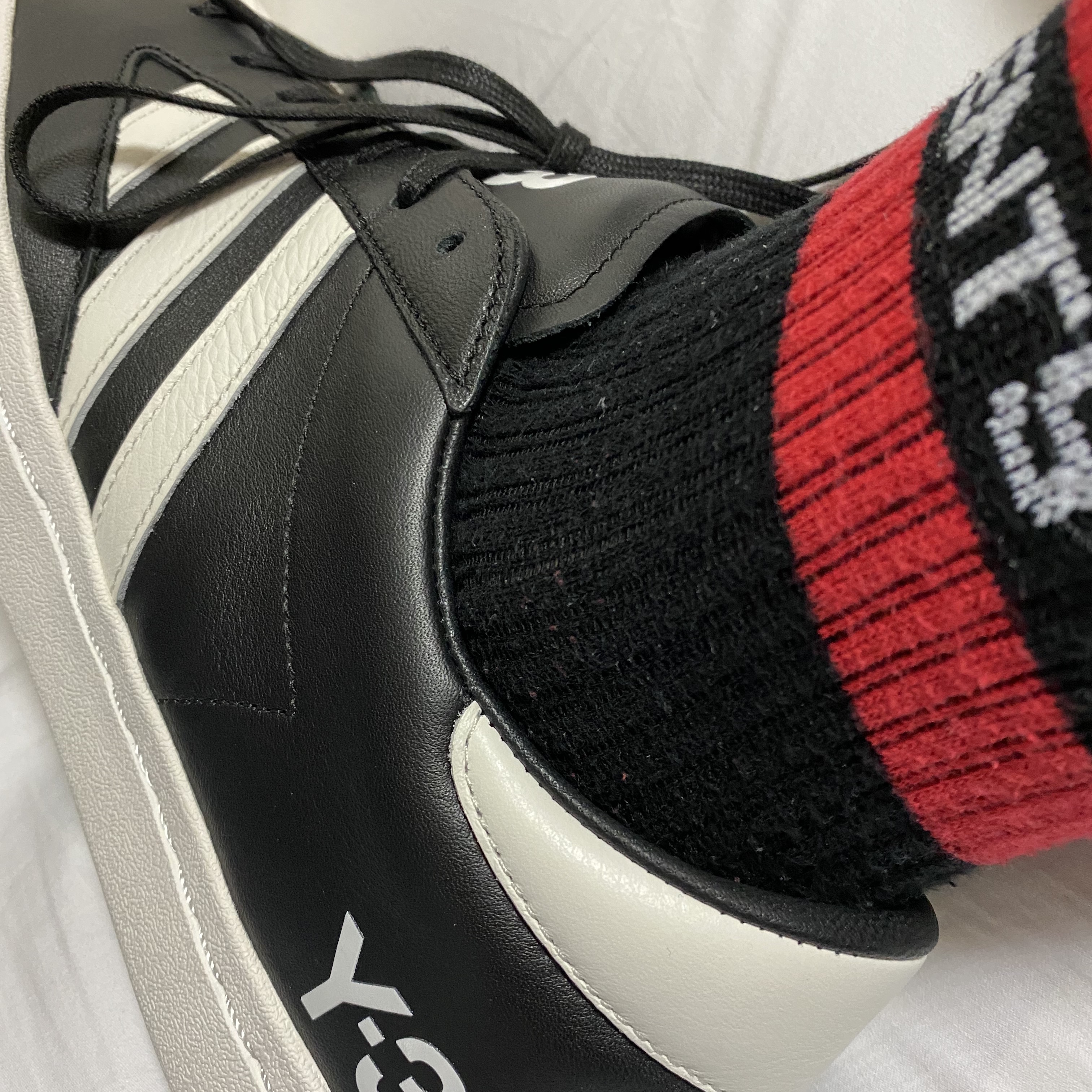 Y-3 Yohji Star Black White 착용 스타일 - 1