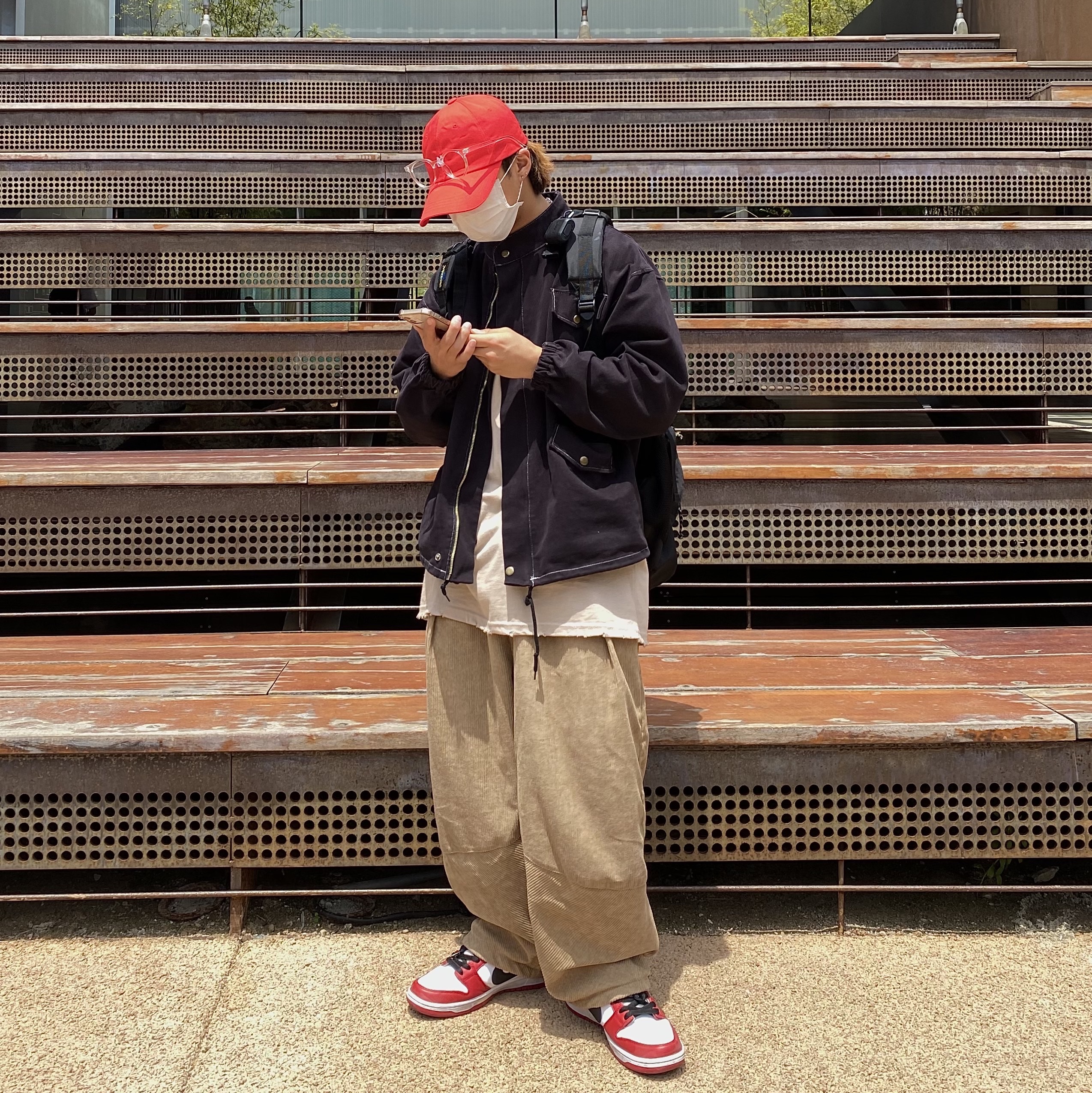 Nike SB Dunk Low Pro Chicago 착용 스타일
