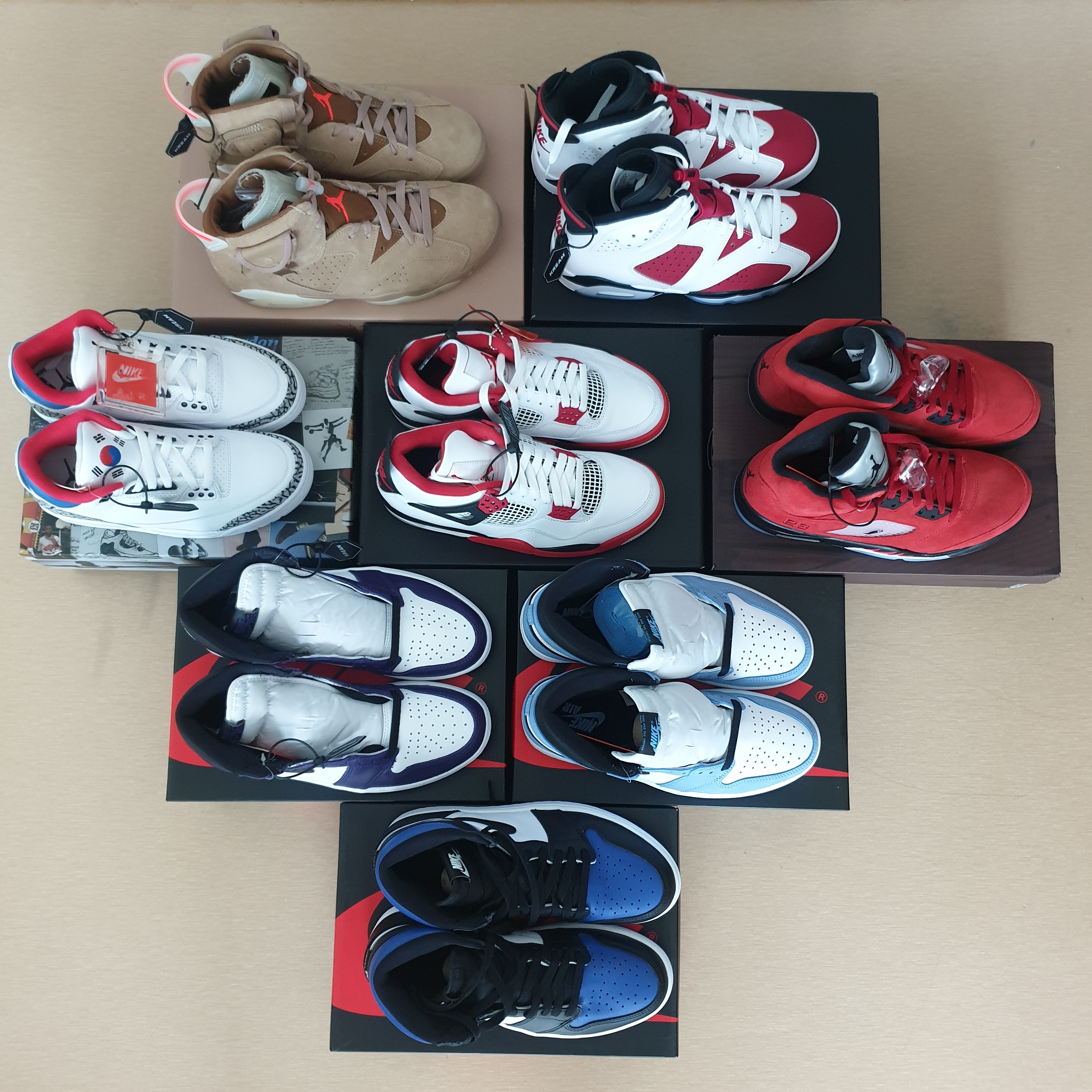 Jordan 1 Retro High OG Royal Toe, Jordan 1 Retro High OG University Blue 착용 스타일