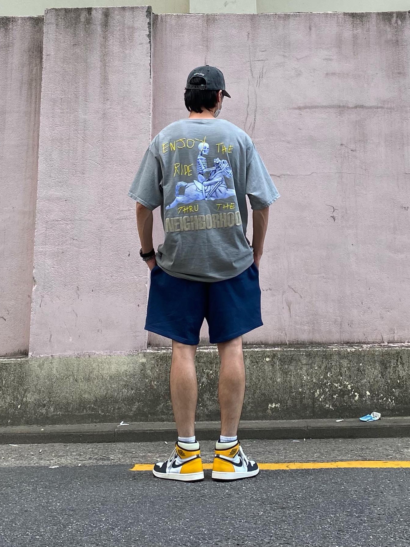Supreme Pigment Print S Logo 6-Panel Black - 20SS, Jordan 1 Retro High OG Volt Gold 착용 스타일 - 1