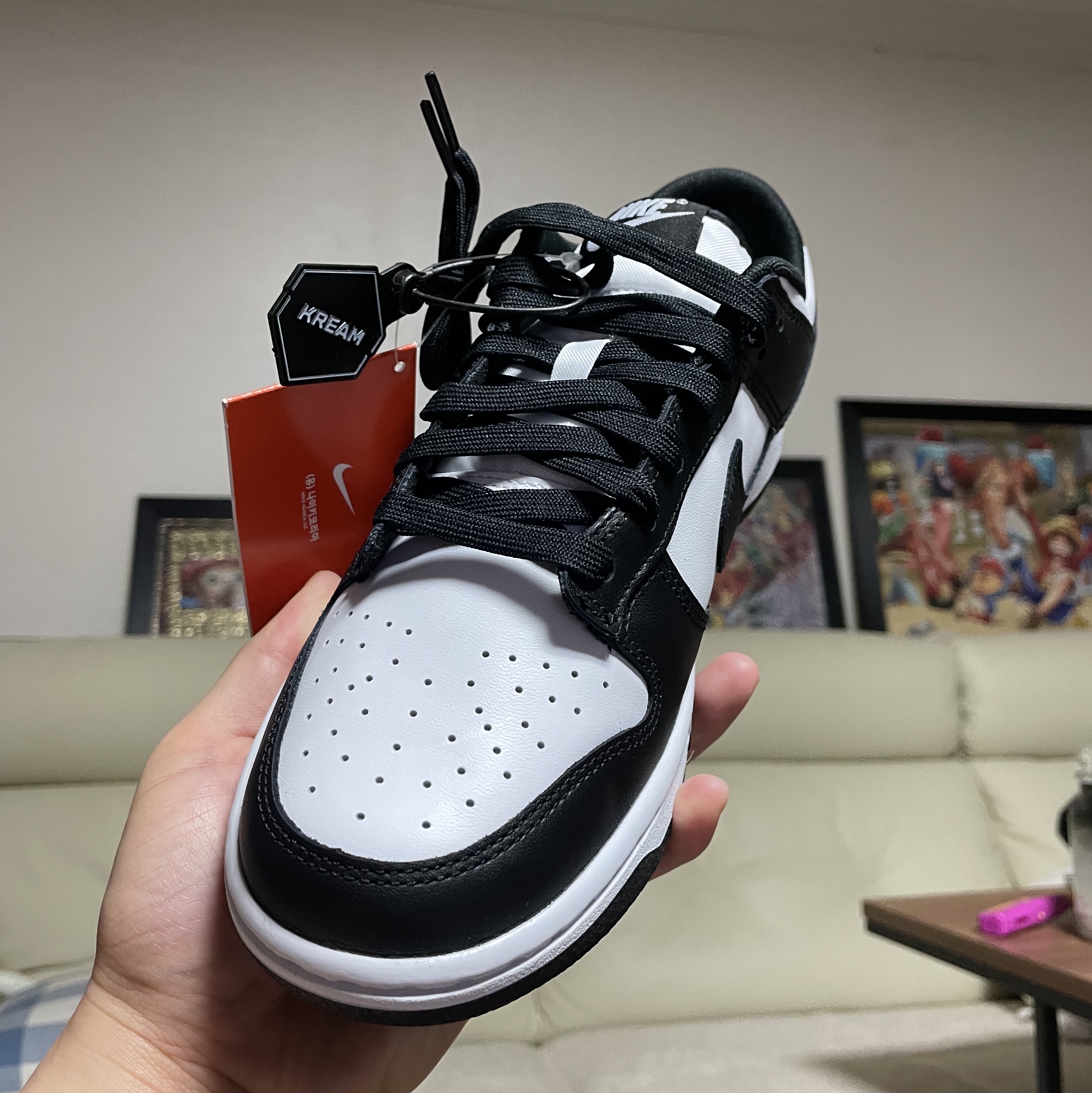 Nike Dunk Low Retro Black 착용 스타일 - 3