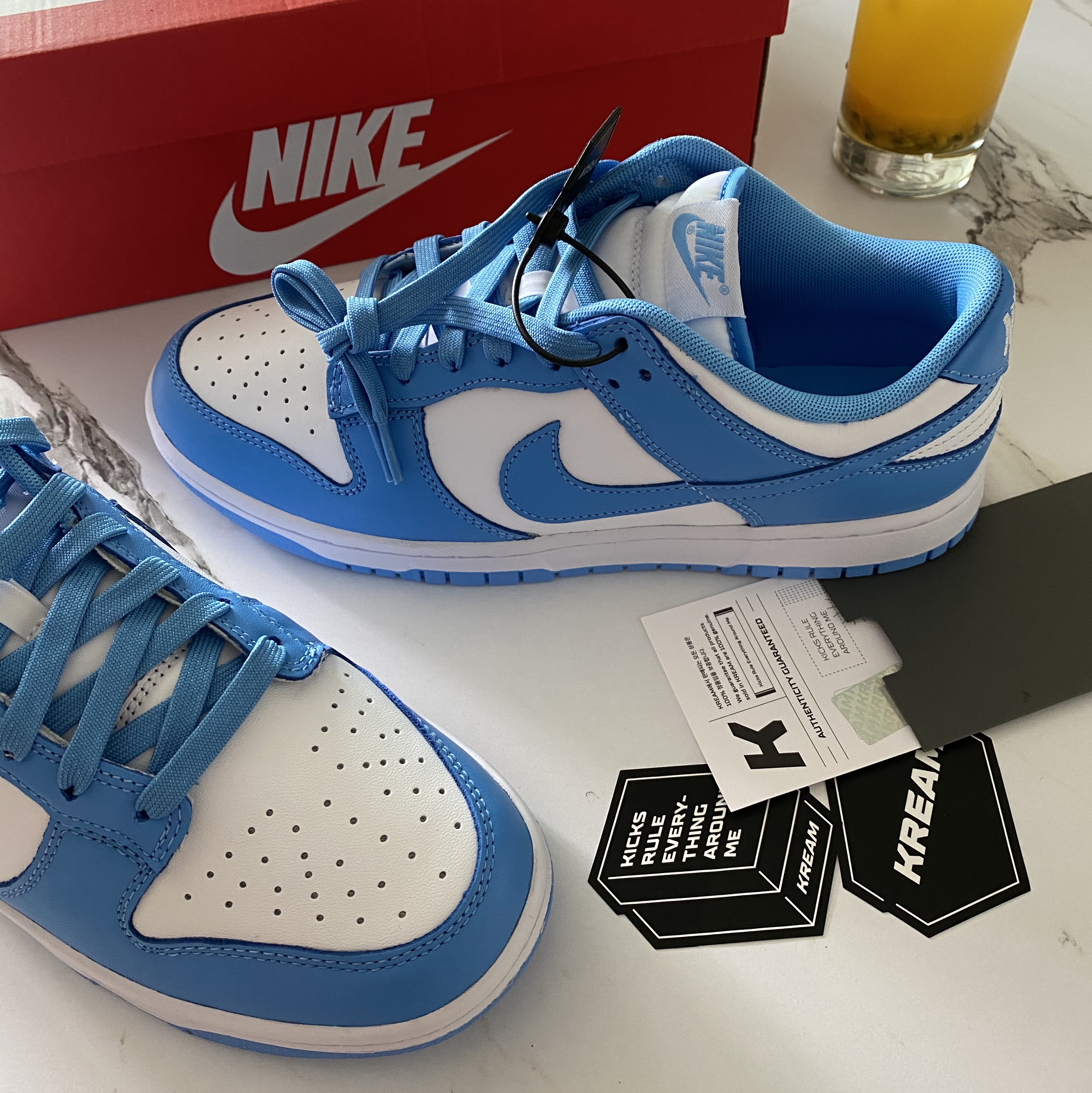 Nike Dunk Low Retro University Blue 착용 스타일