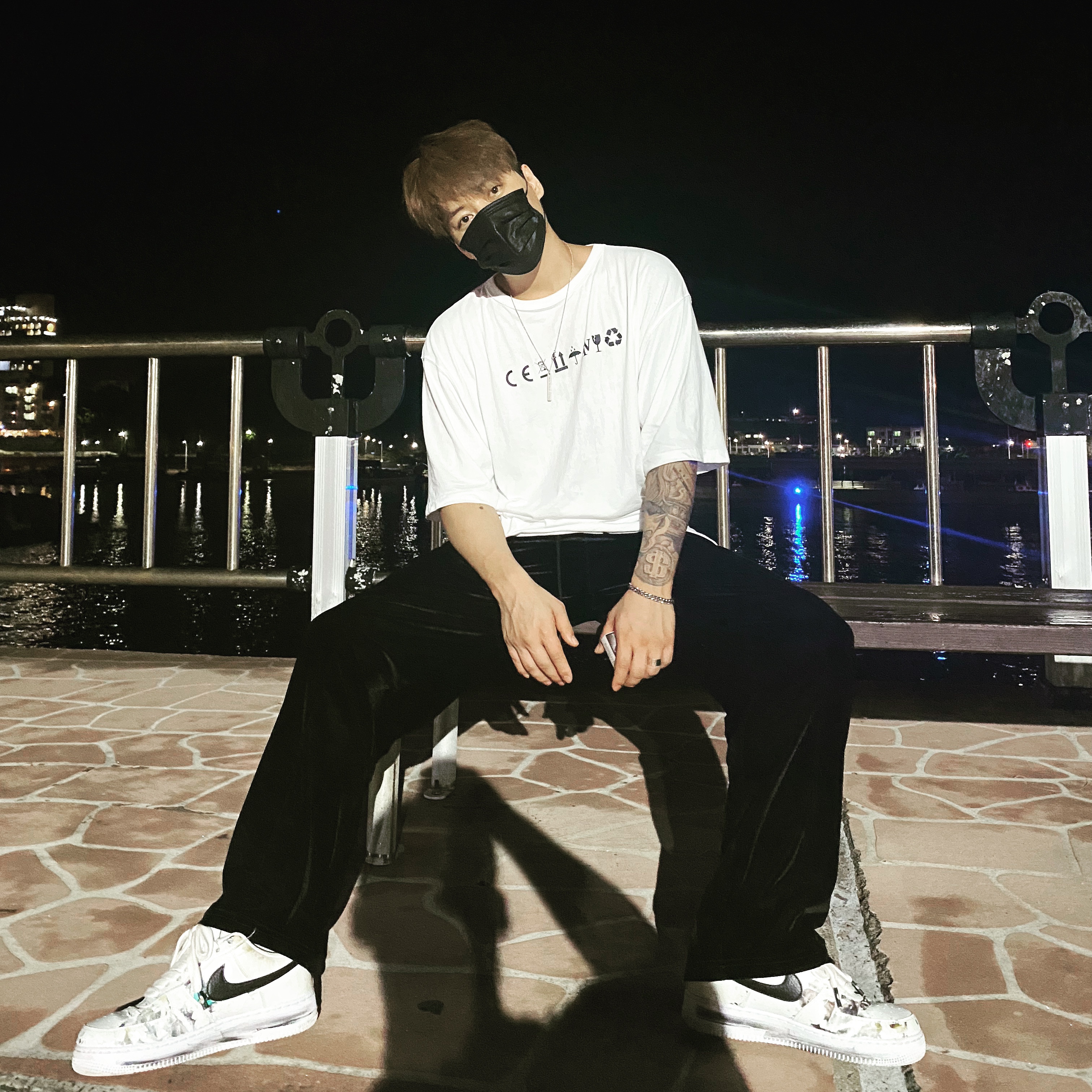 Nike x Peaceminusone Air Force 1 Low Para-Noise 2.0 착용 스타일