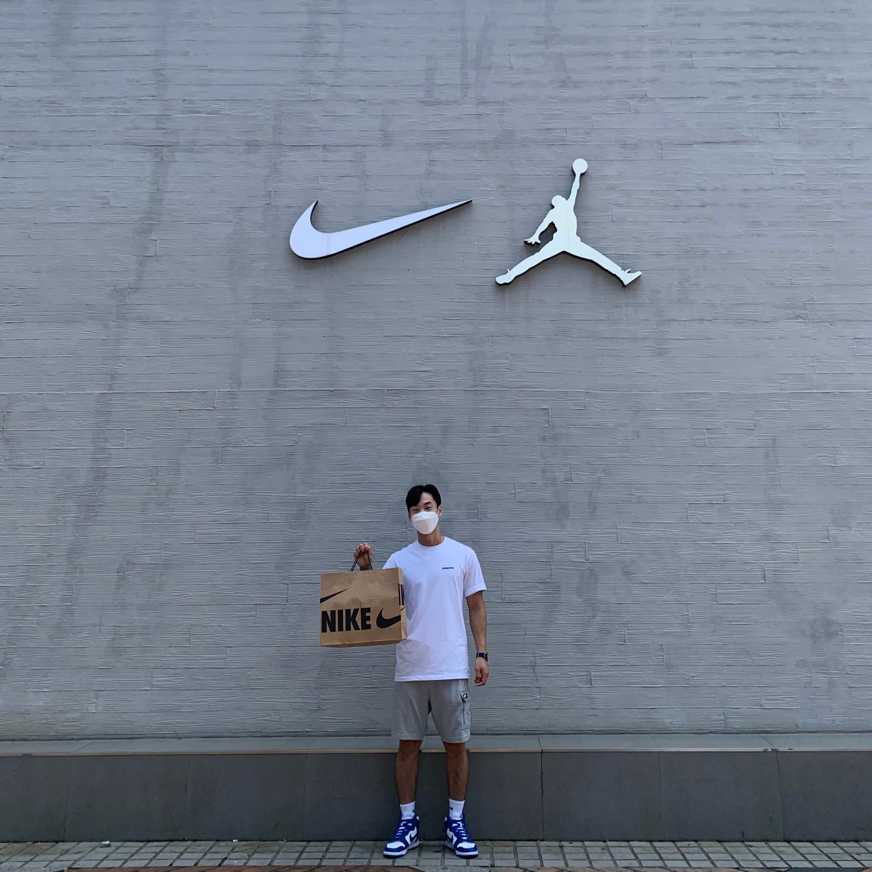 Nike Dunk High Retro Game Royal 착용 스타일 - 2