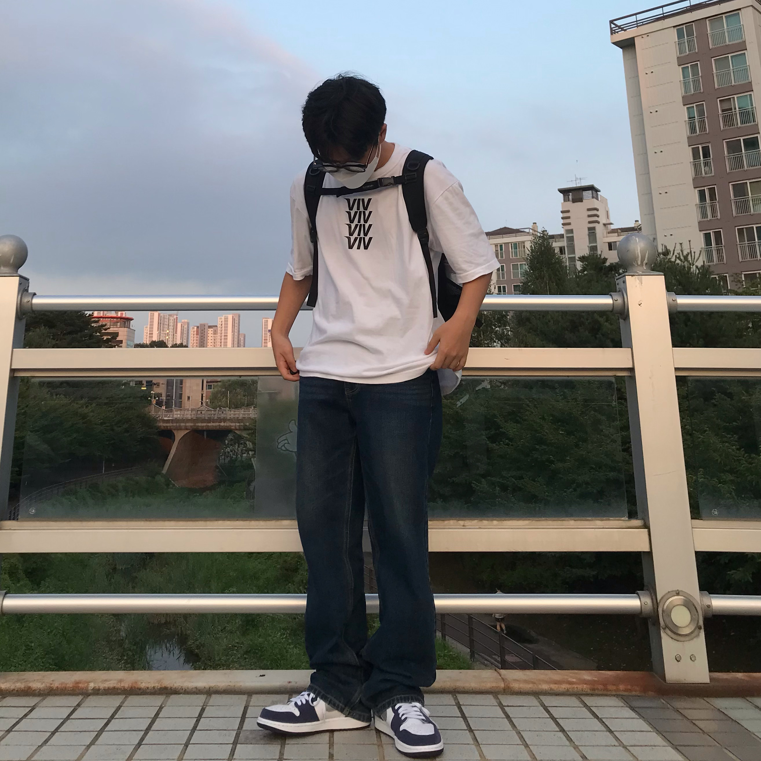 Jordan 1 Retro High OG CO.JP Midnight Navy 착용 스타일