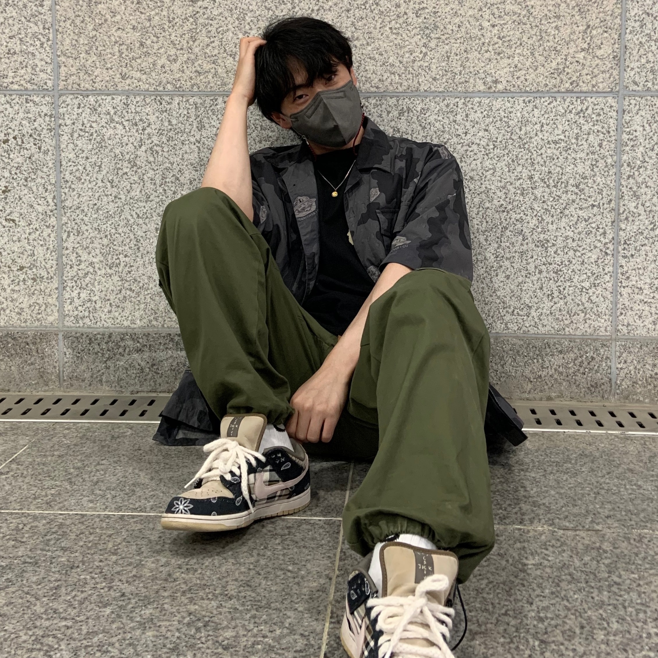 Nike x Travis Scott SB Dunk Low 착용 스타일