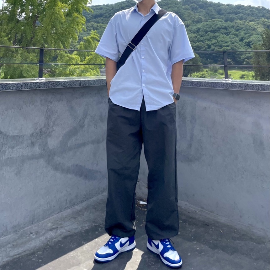 Nike Dunk High Retro Game Royal 착용 스타일 - 2