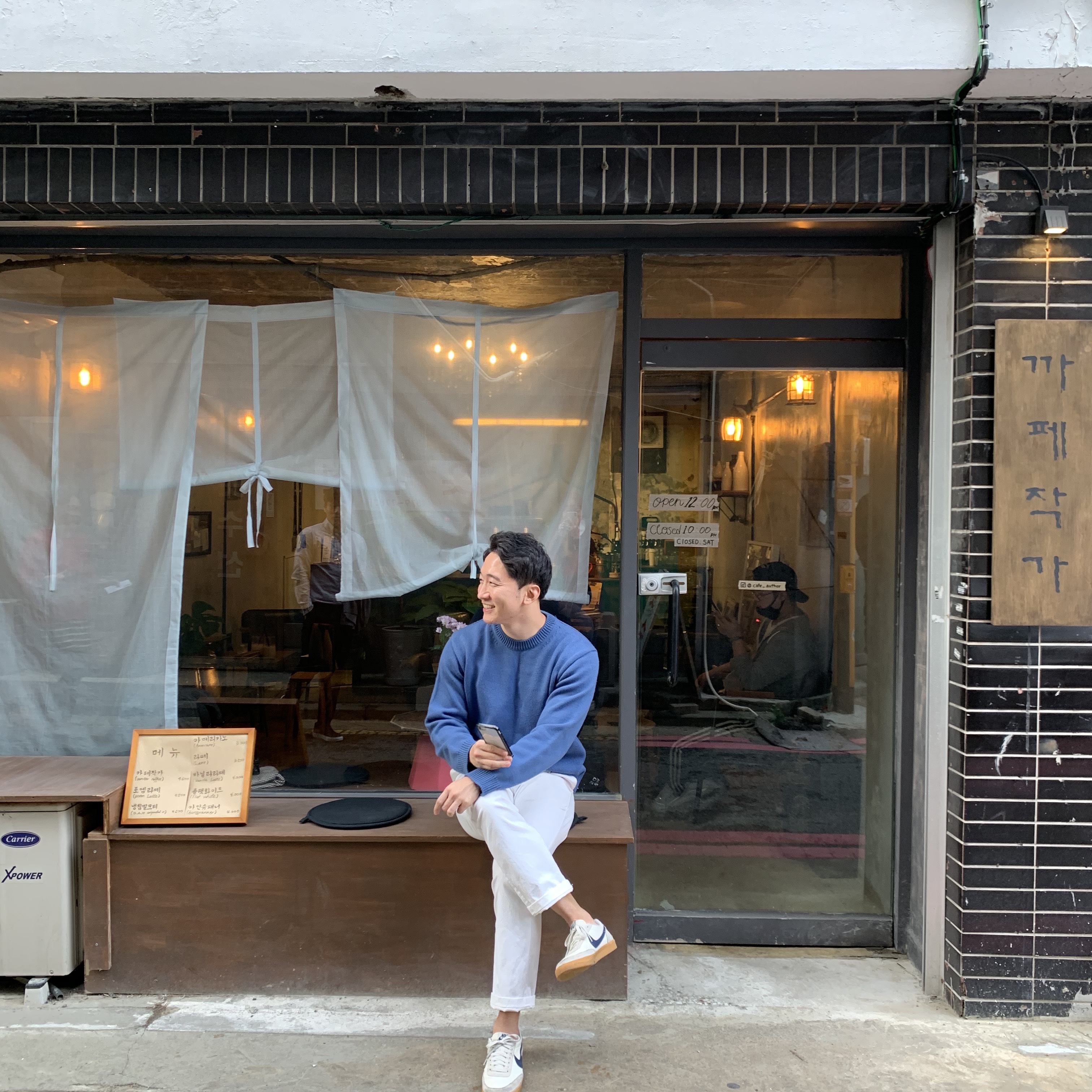 Nike x J.Crew Killshot 2 Sail Midnight Navy 착용 스타일 - 2