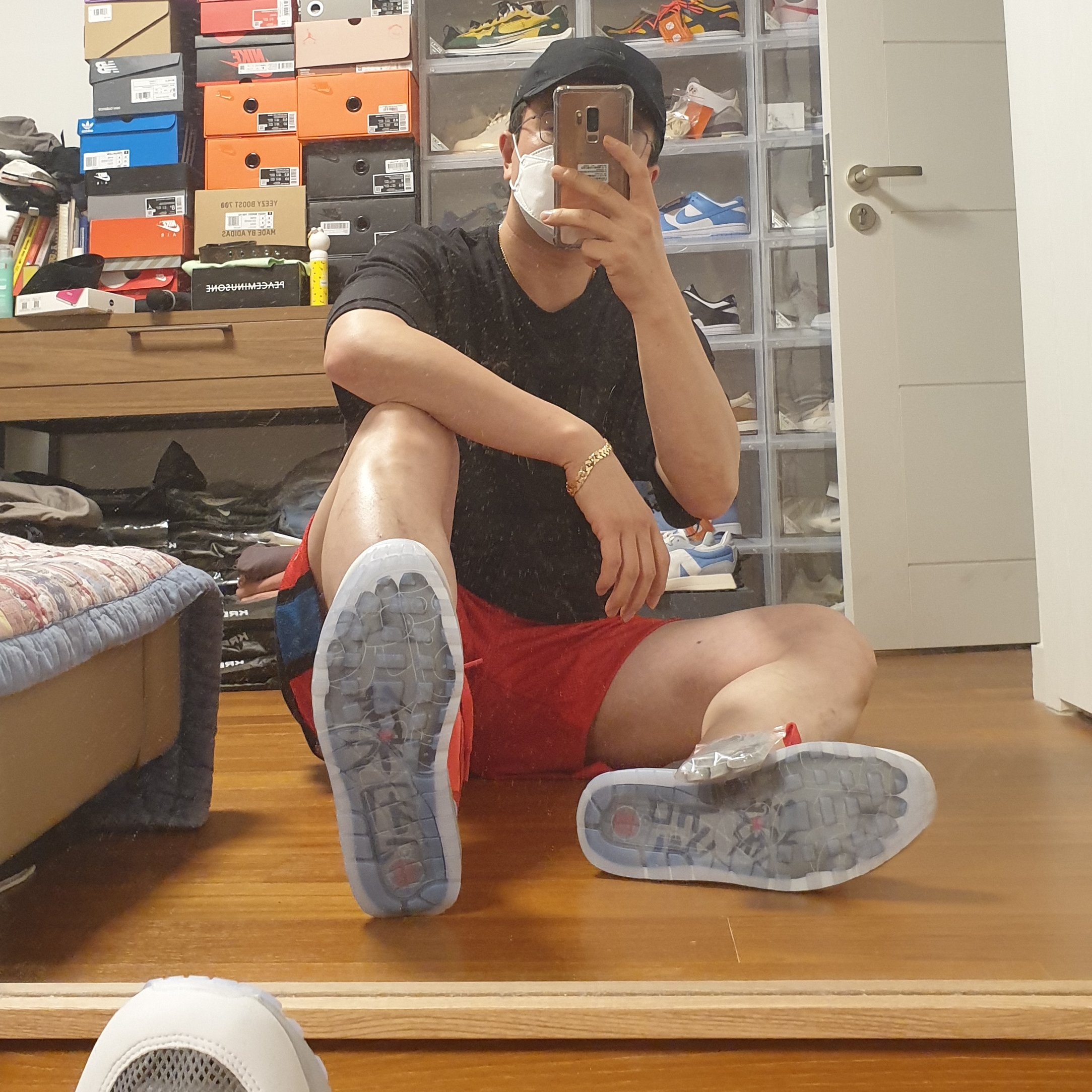 Nike x Undercover NRG Mesh Shorts Red Black - Asia, Nike x Drake Nocta NRG AU L91 Cap 착용 스타일 - 4