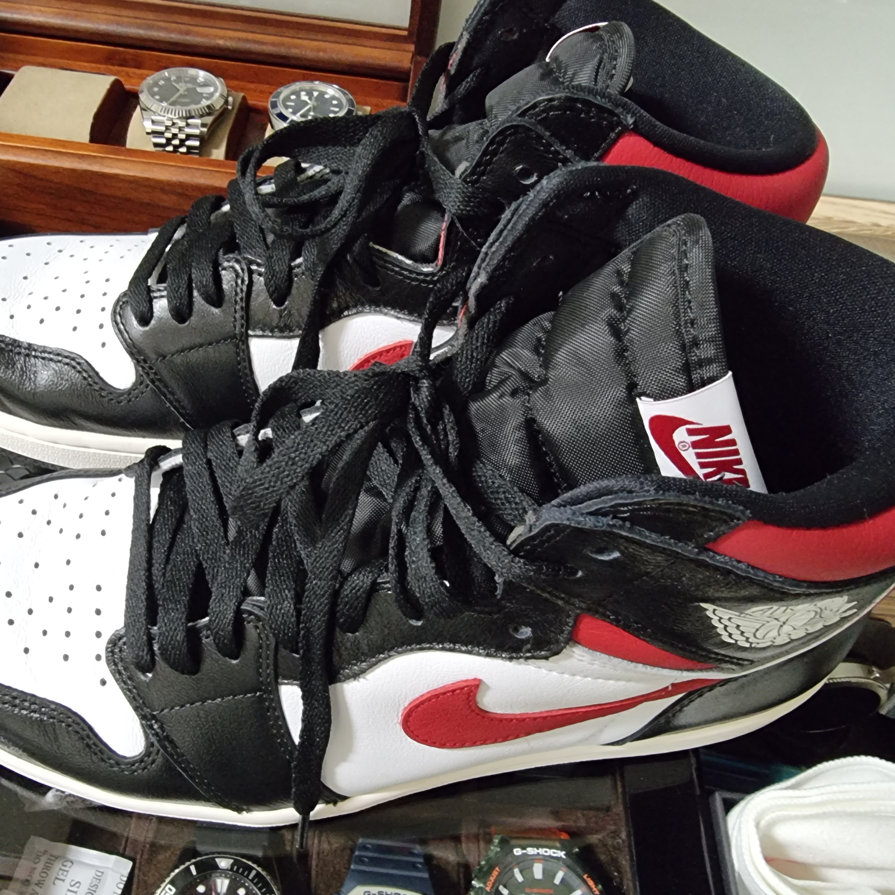 Jordan 1 Retro High OG Gym Red 착용 스타일