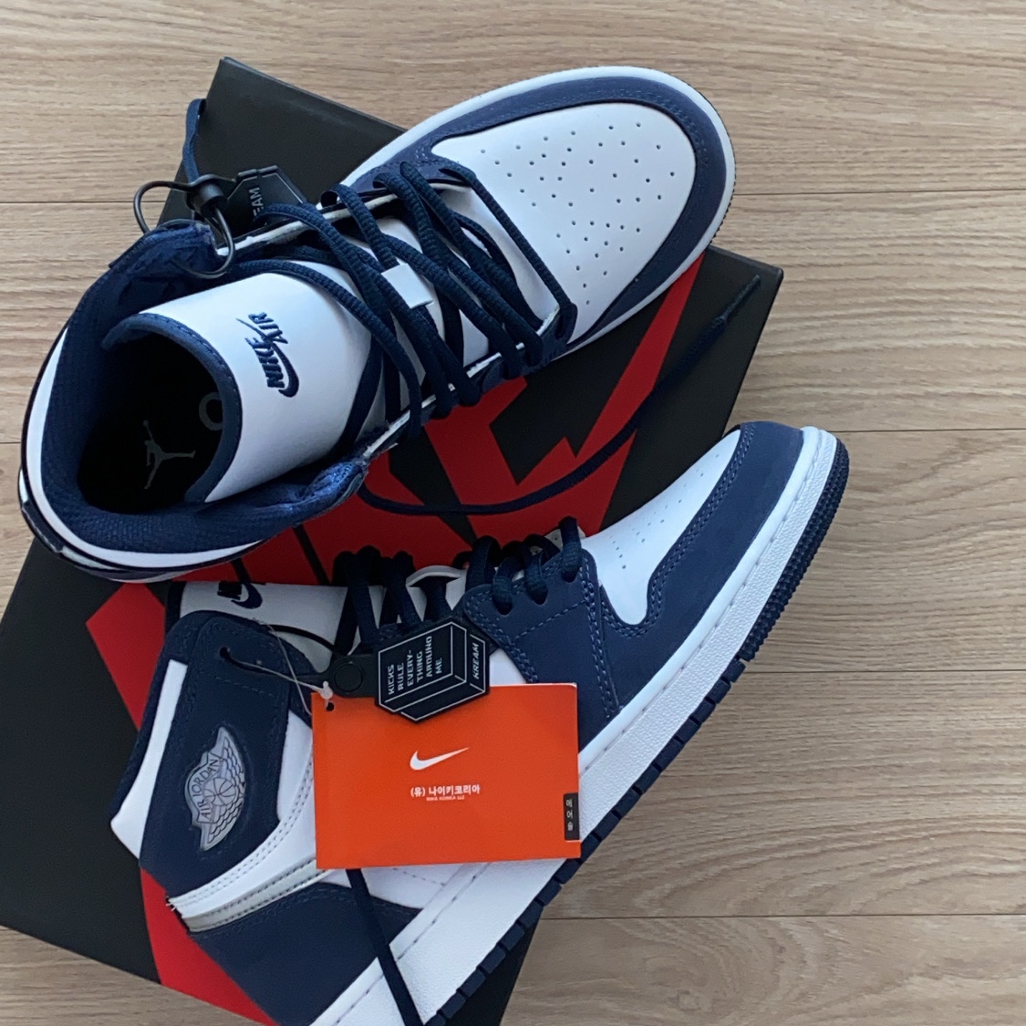 (GS) Jordan 1 Retro High OG CO.JP Midnight Navy 착용 스타일 - 2