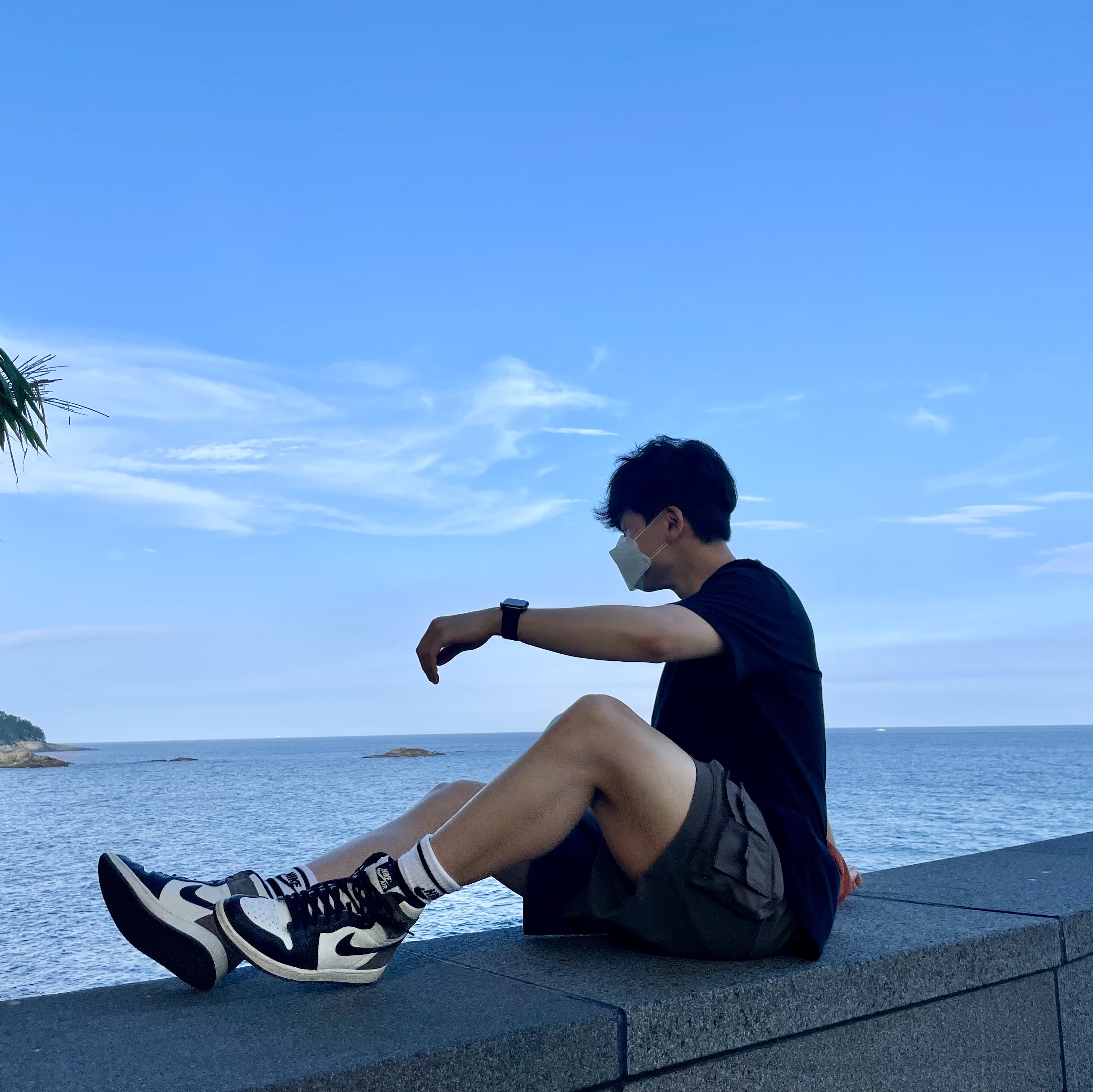 Jordan 1 Retro High OG Black Mocha, Nike ACG Cargo Shorts Ironstone - Asia 착용 스타일