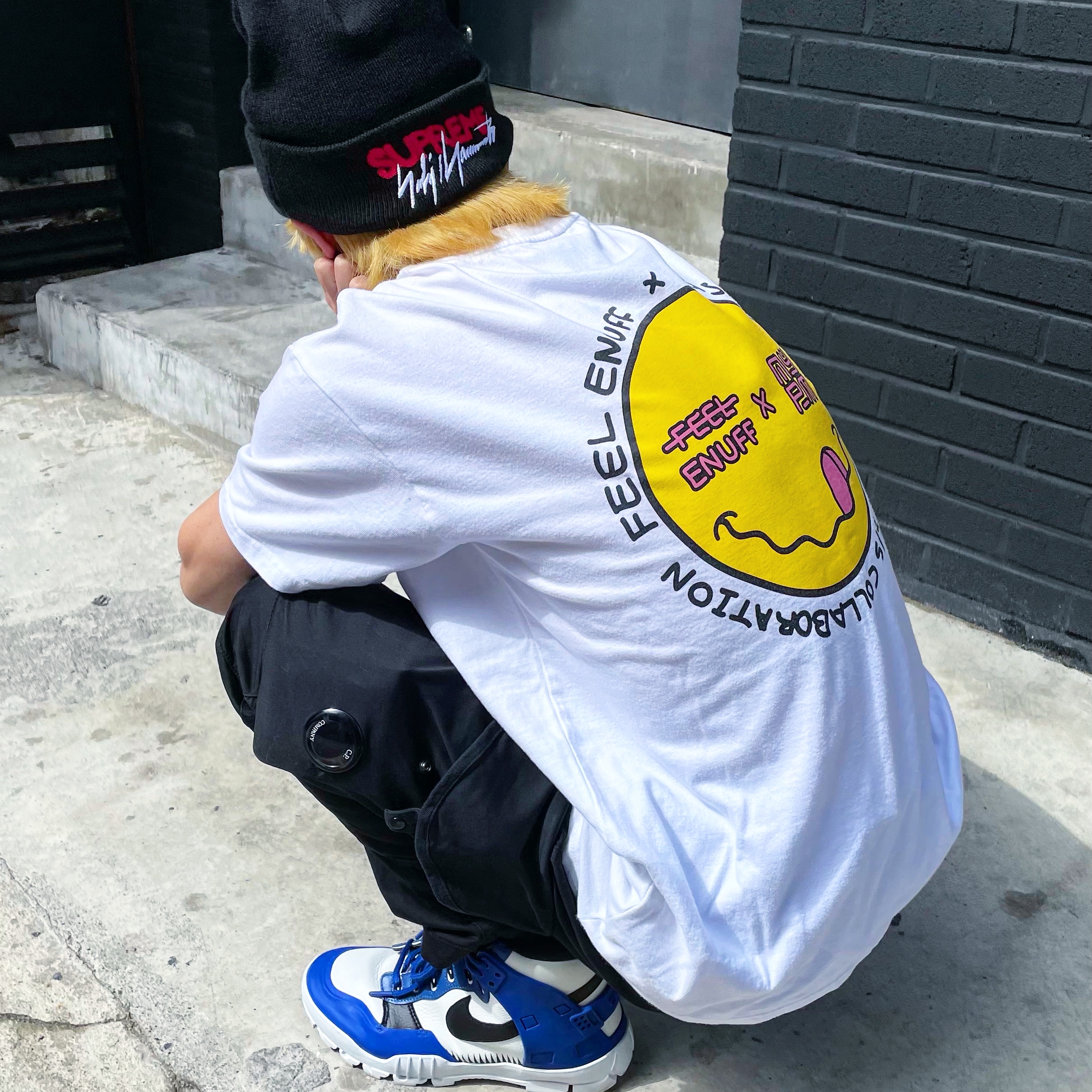 Supreme x Yohji Yamamoto New Era Beanie Black - 20FW, Nike x Undercover SFB Jungle Dunk White 착용 스타일