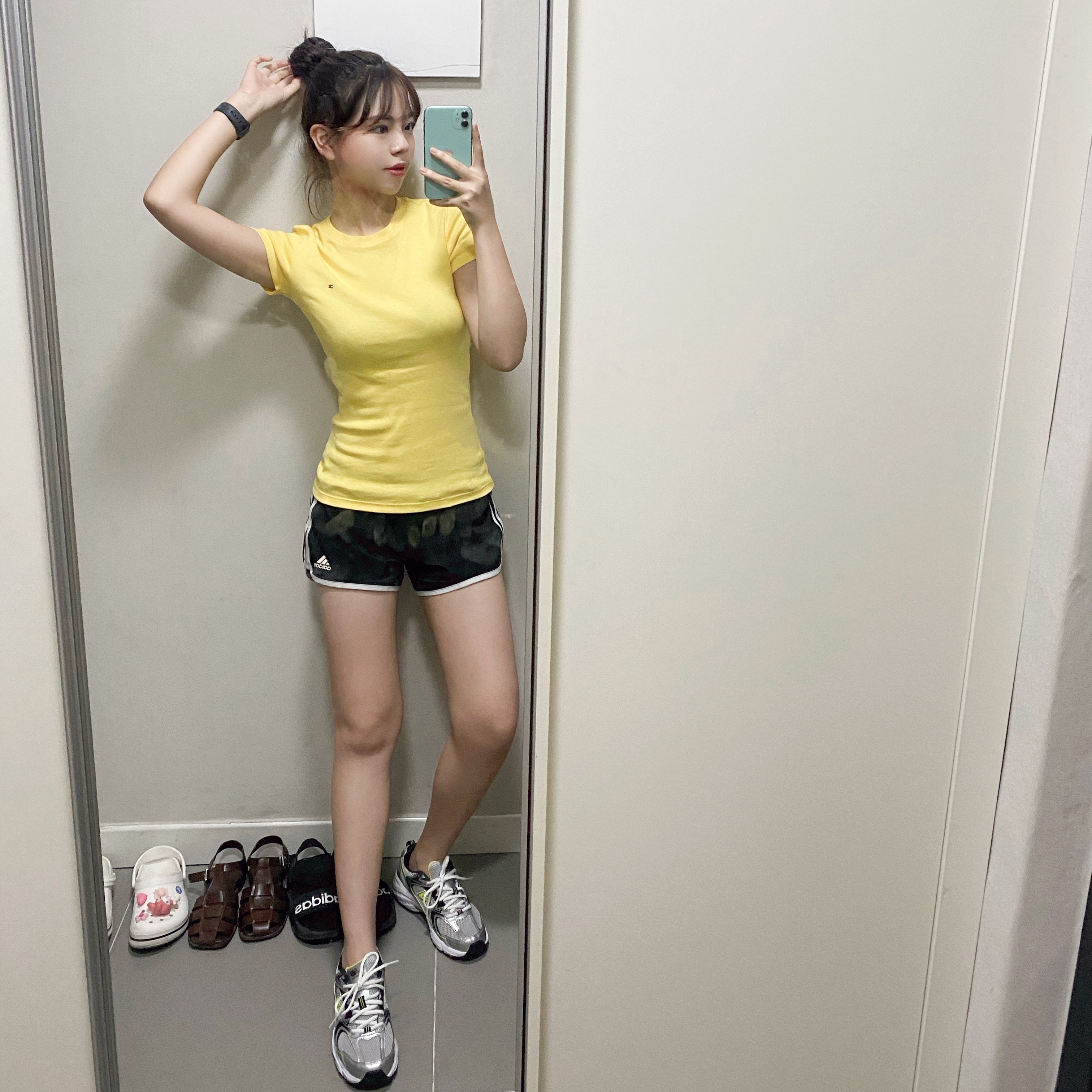 New Balance 530 Silver 착용 스타일