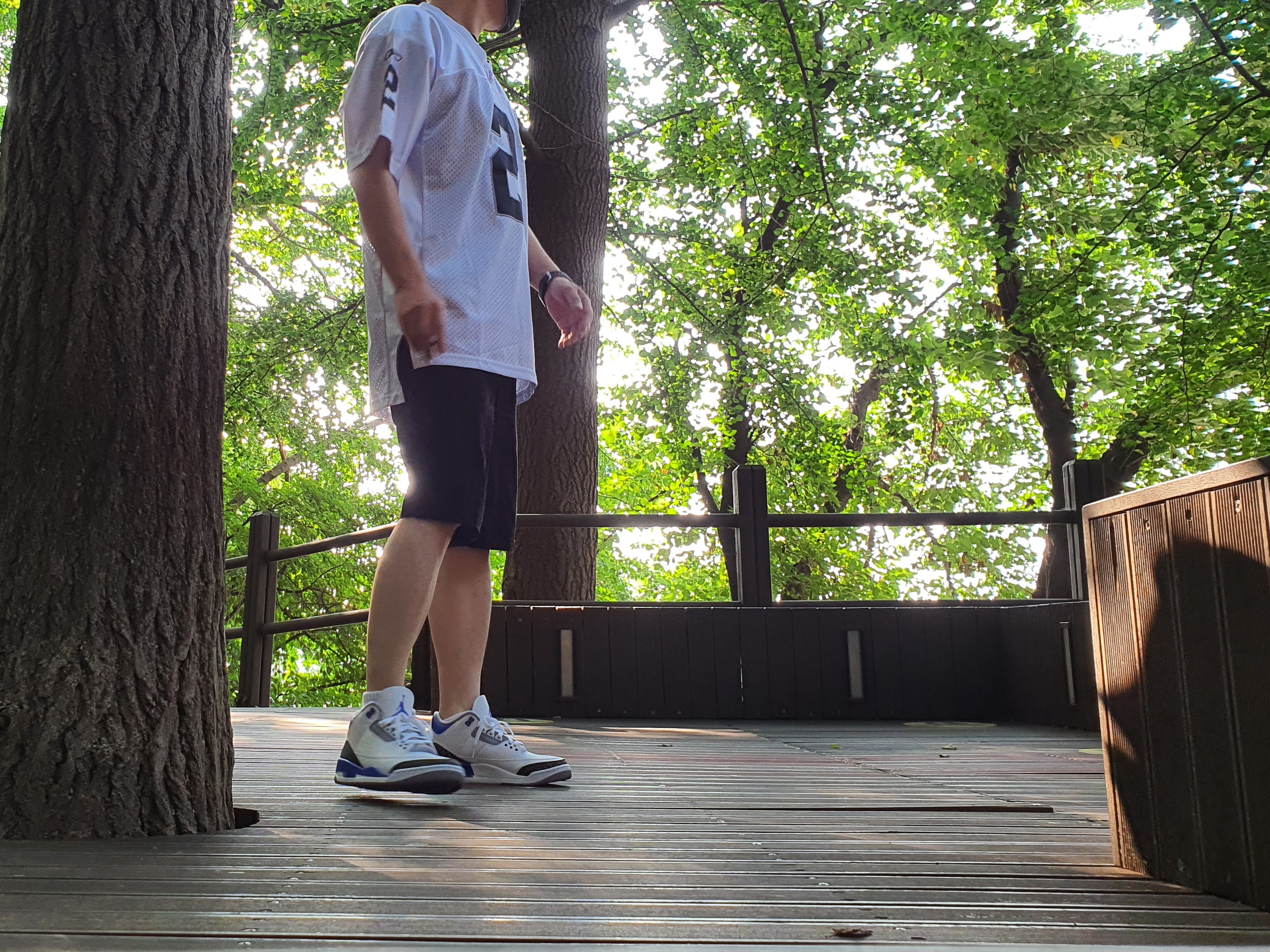Jordan 3 Retro Racer Blue 착용 스타일