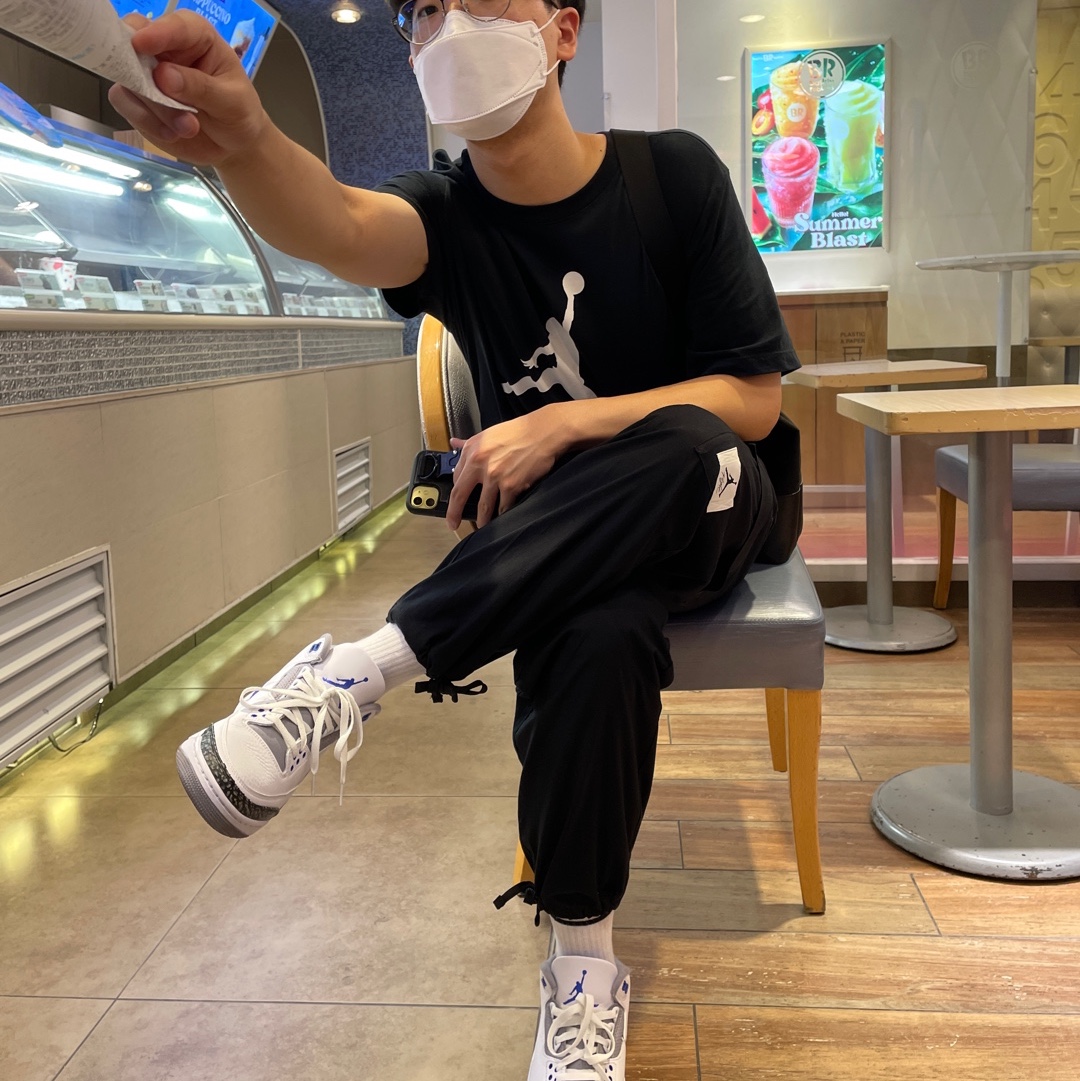 Jordan 3 Retro Racer Blue 착용 스타일