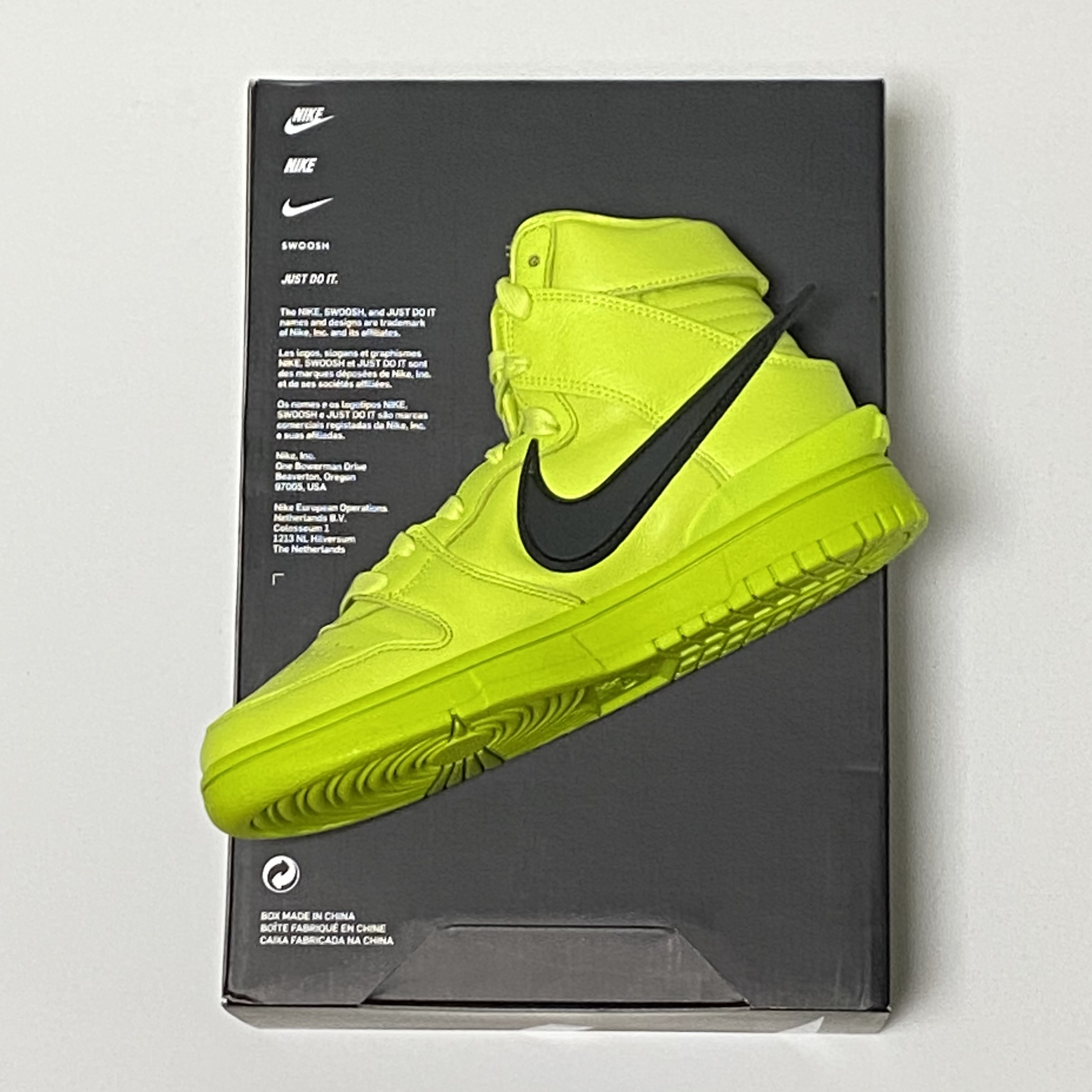 Nike x Ambush Dunk High Flash Lime 착용 스타일 - 5