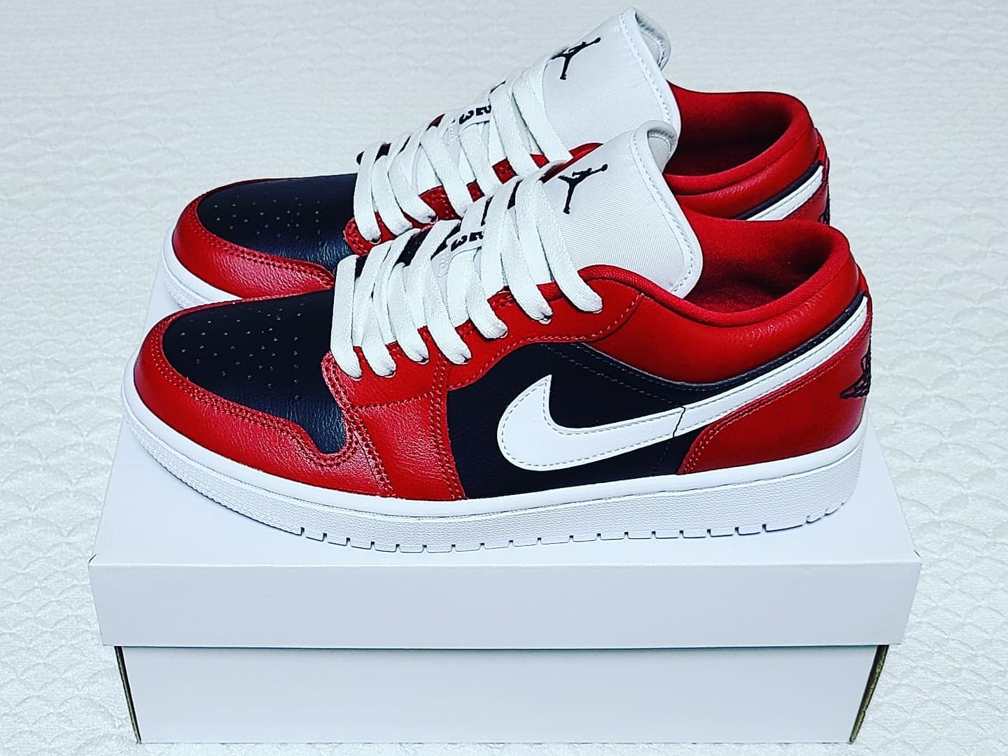 (W) Jordan 1 Low Chicago Flip 착용 스타일 - 2