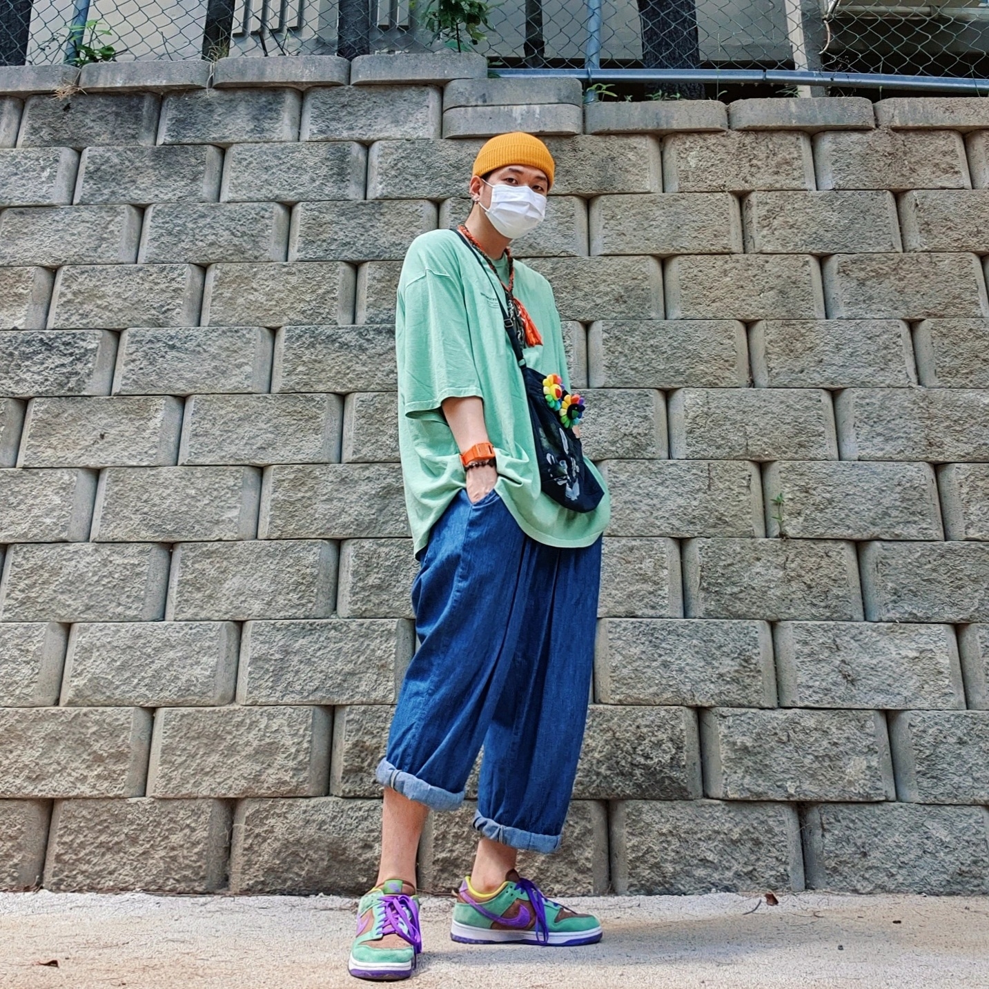 Nike Dunk Low SP Veneer 착용 스타일 - 1