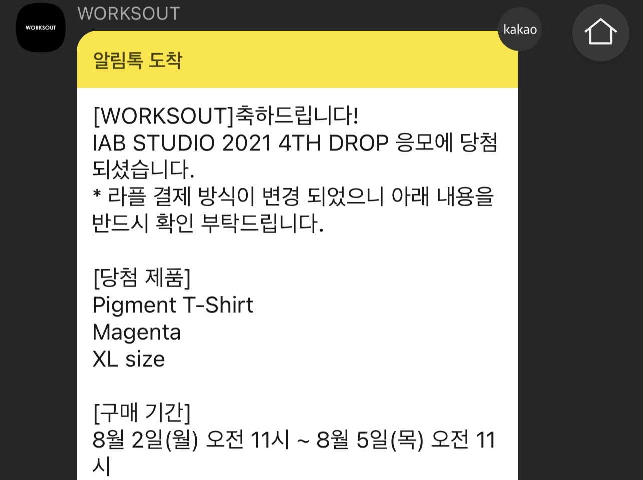 IAB Studio Pigment T-Shirt Magenta 착용 스타일 - 1