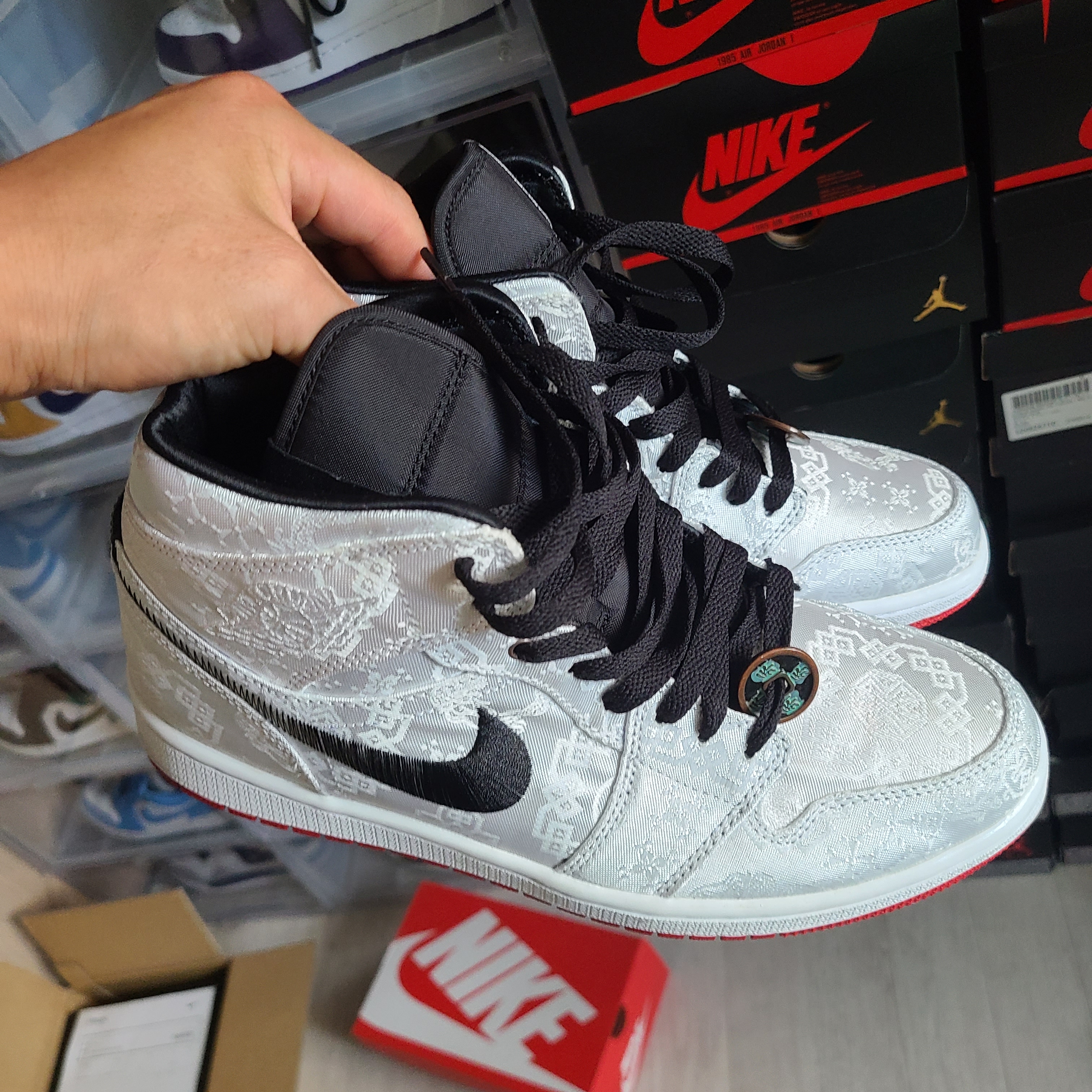 Jordan 1 x Clot Mid SE Fearless Edison Chen 착용 스타일 - 1