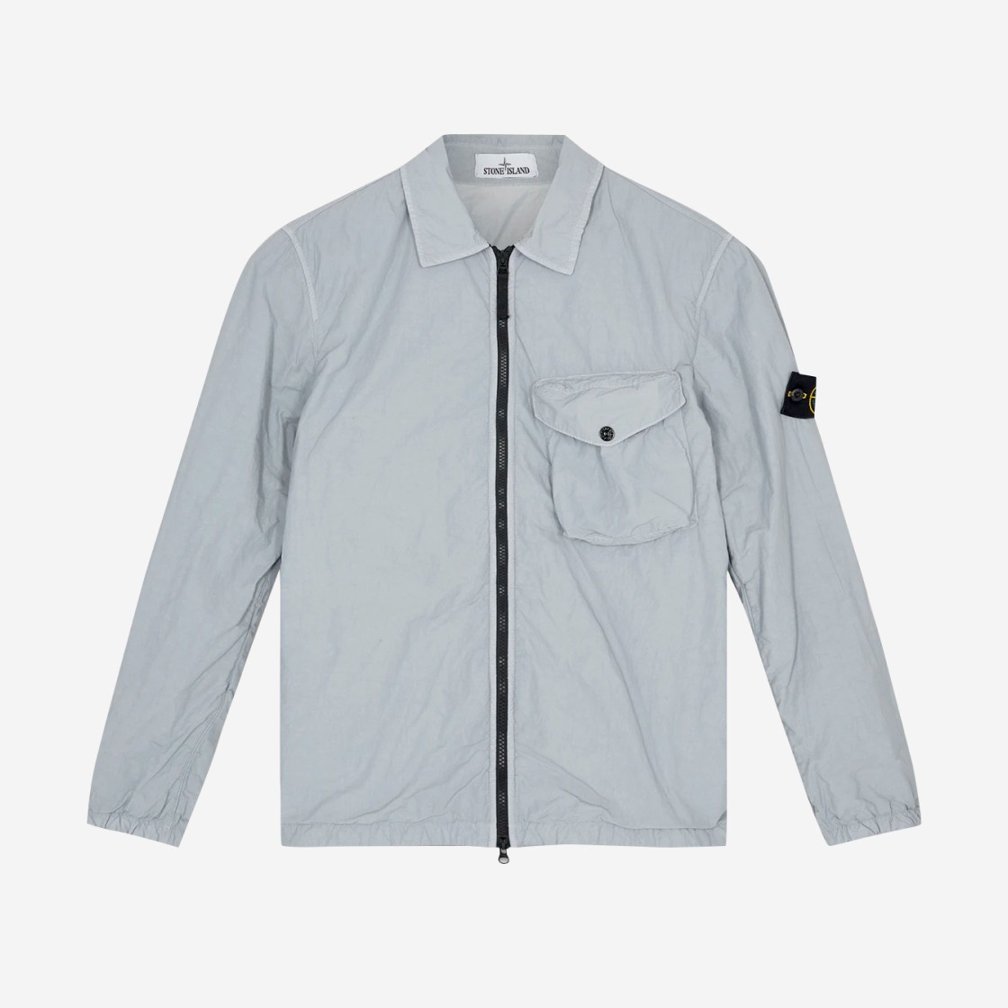 Stone Island 11803 Naslan Light Polartec Overshirt Light Grey - 21FW 상세 이미지 1