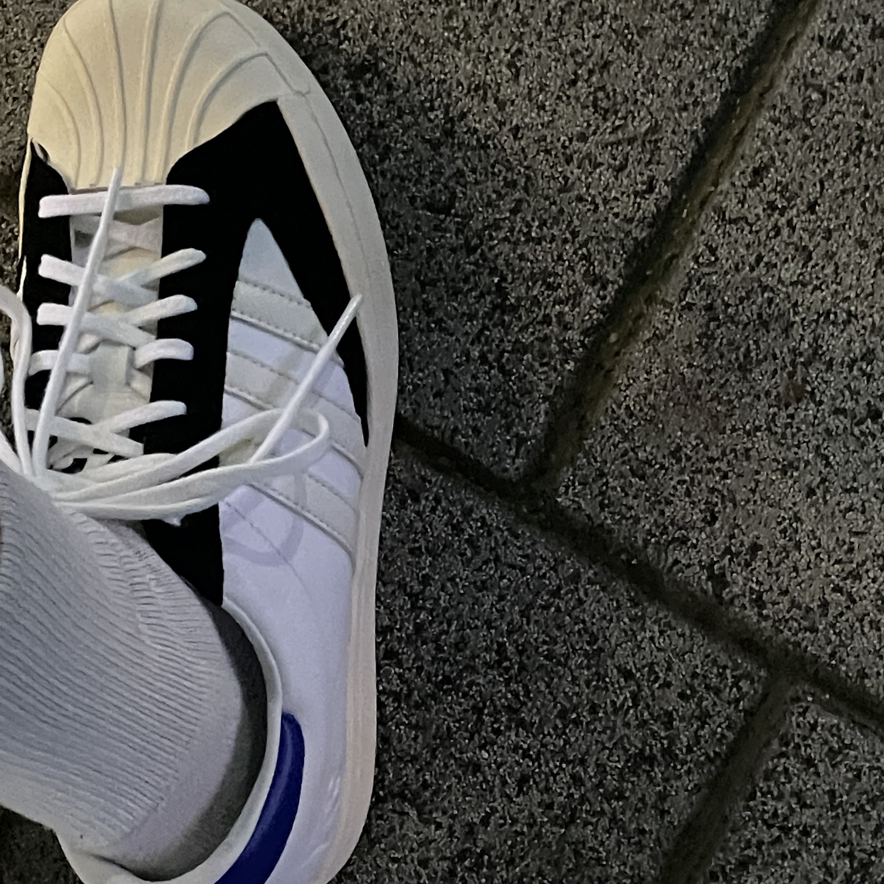 Y-3 Yohji Star Cloud White Bold Blue 착용 스타일 - 1