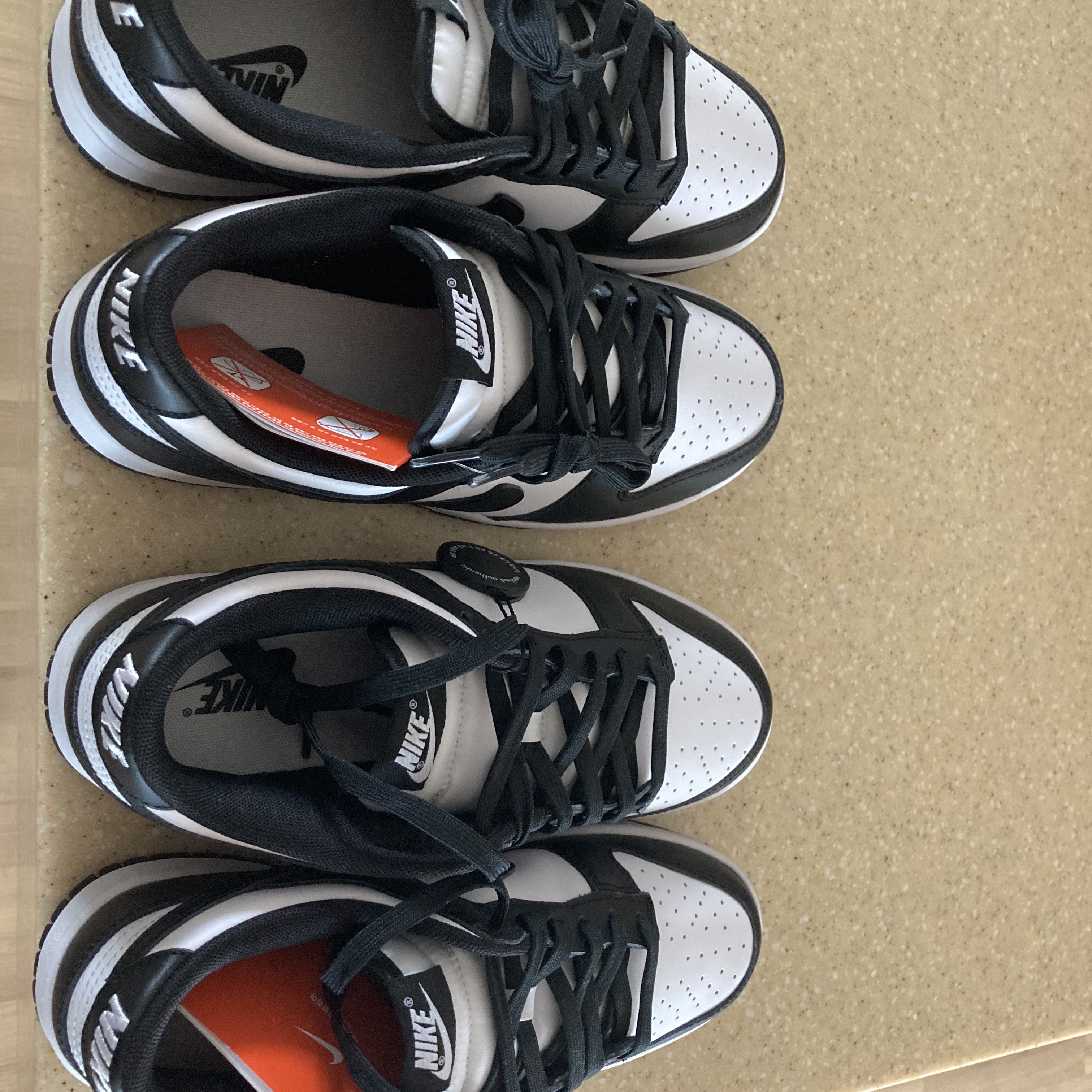 Nike Dunk Low Retro Black, (W) Nike Dunk Low Black 착용 스타일 - 2