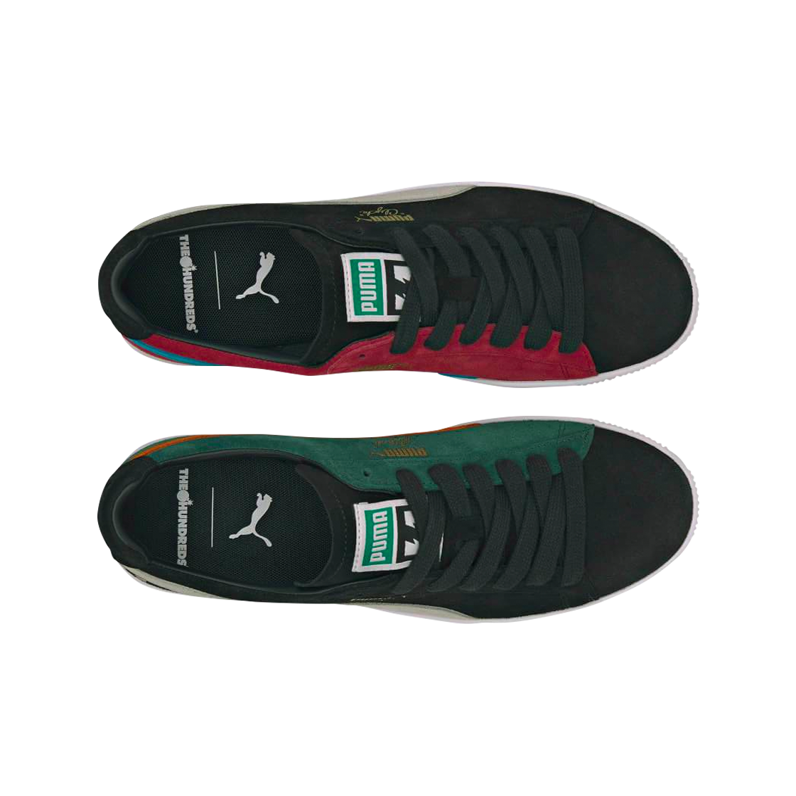 푸마 x 더 헌드레즈 클라이드 블랙 화이트(Puma x The Hundreds Clyde Black White) - 2