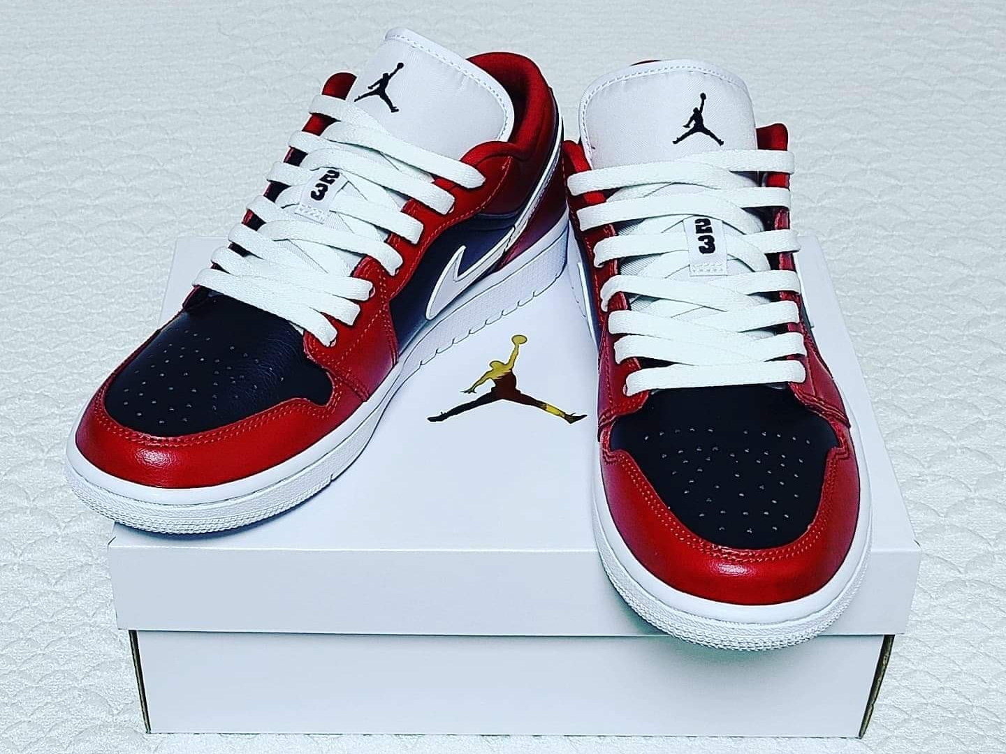 (W) Jordan 1 Low Chicago Flip 착용 스타일 - 3