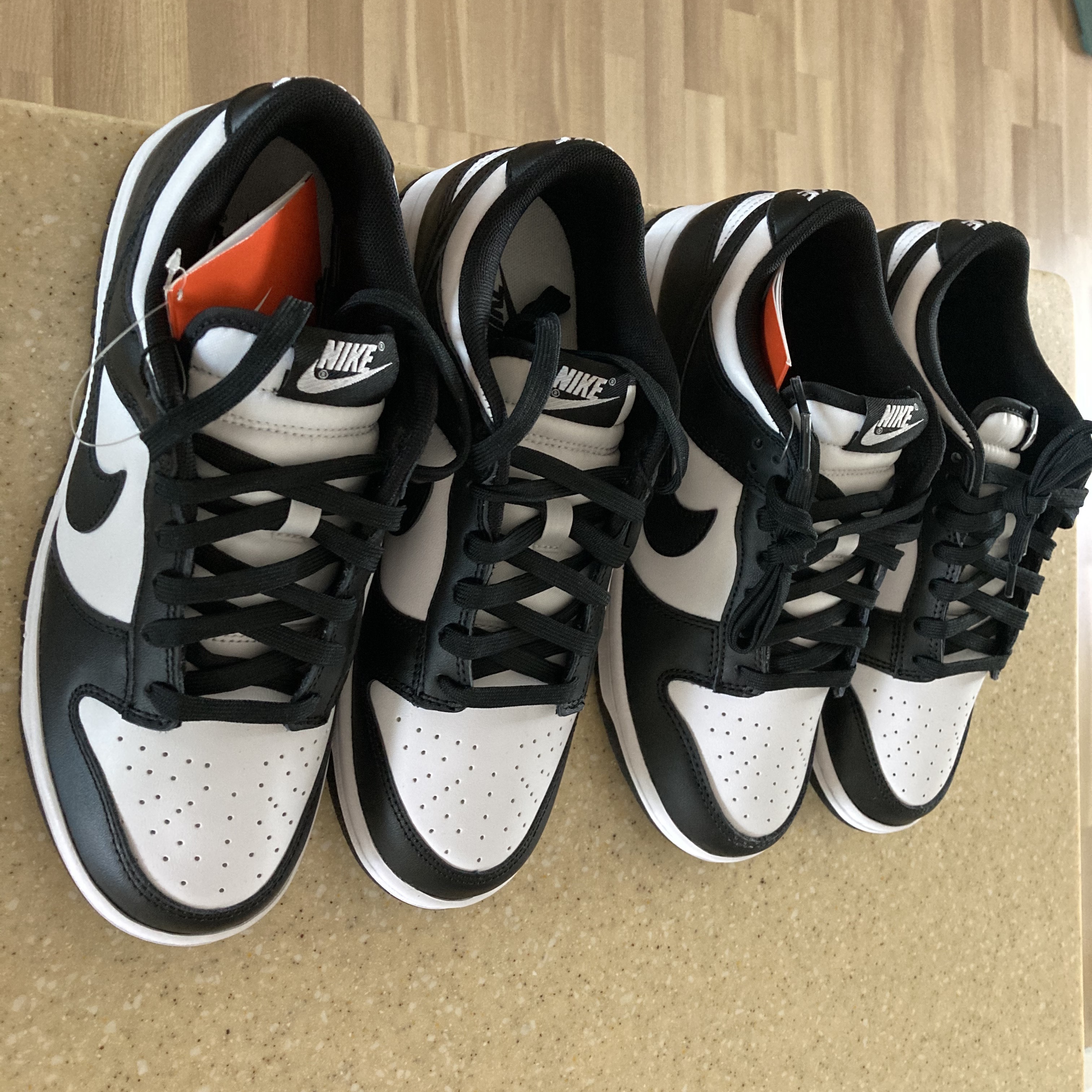 Nike Dunk Low Retro Black, (W) Nike Dunk Low Black 착용 스타일 - 3
