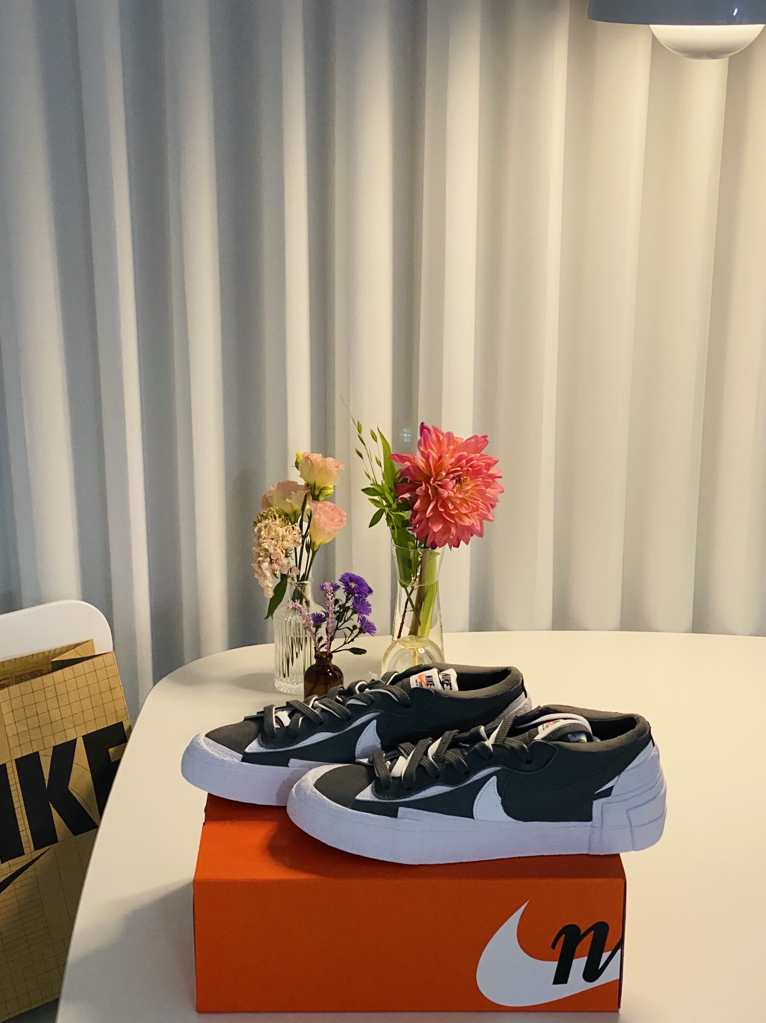 Nike x Sacai Blazer Low Iron Grey 착용 스타일