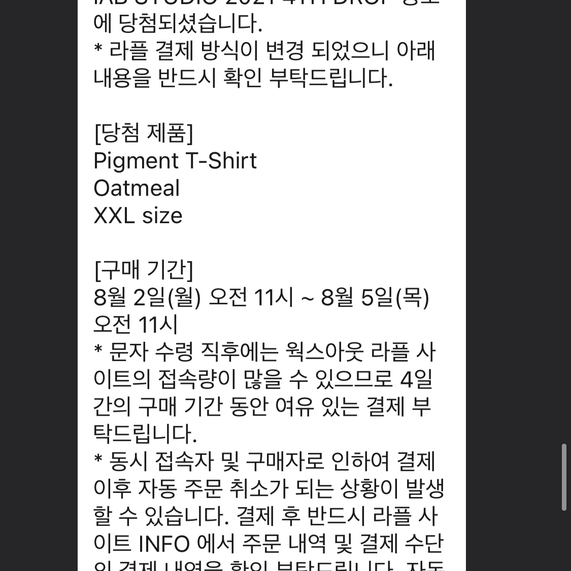 IAB Studio Pigment T-Shirt Oatmeal 착용 스타일