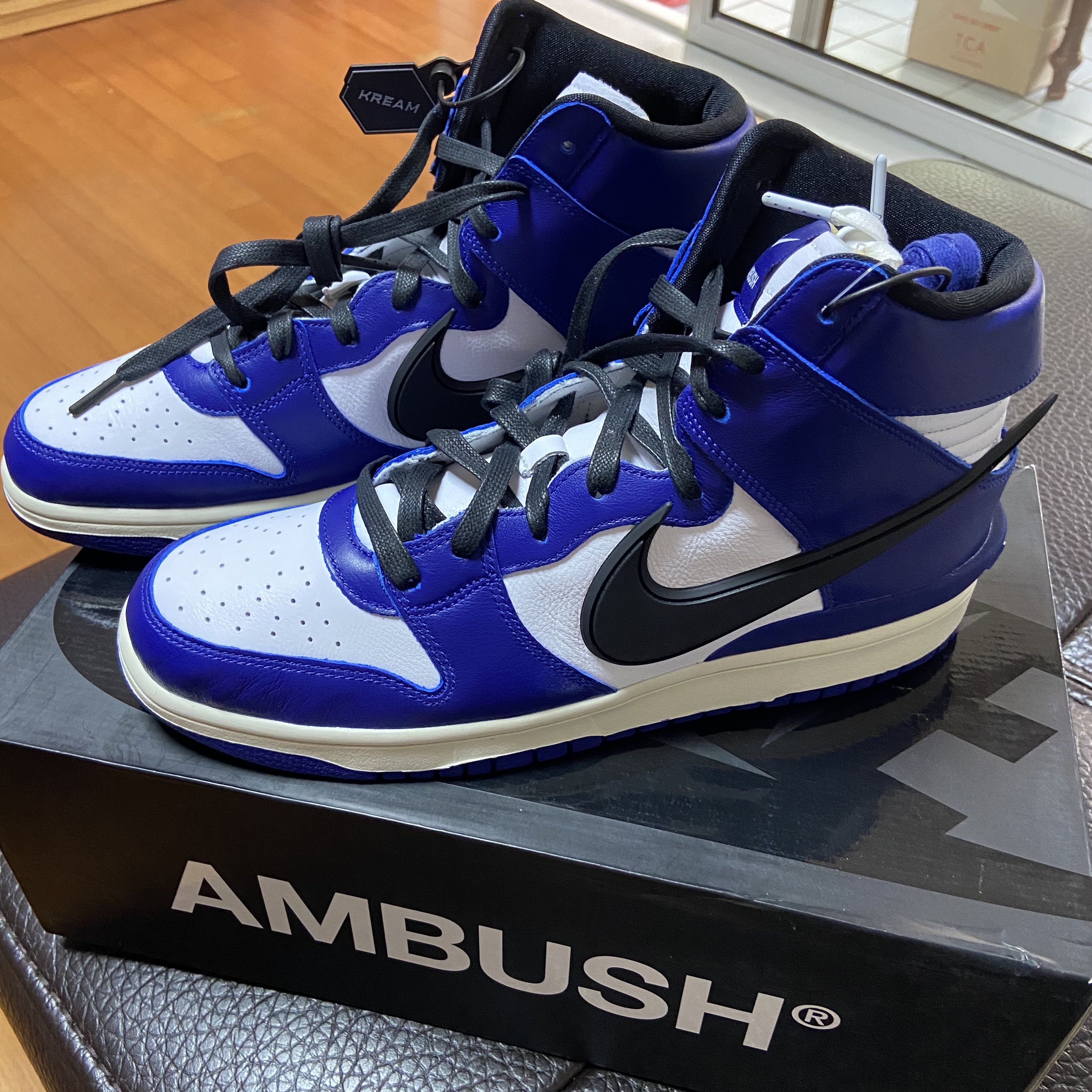Nike x Ambush Dunk High Deep Royal Blue 착용 스타일