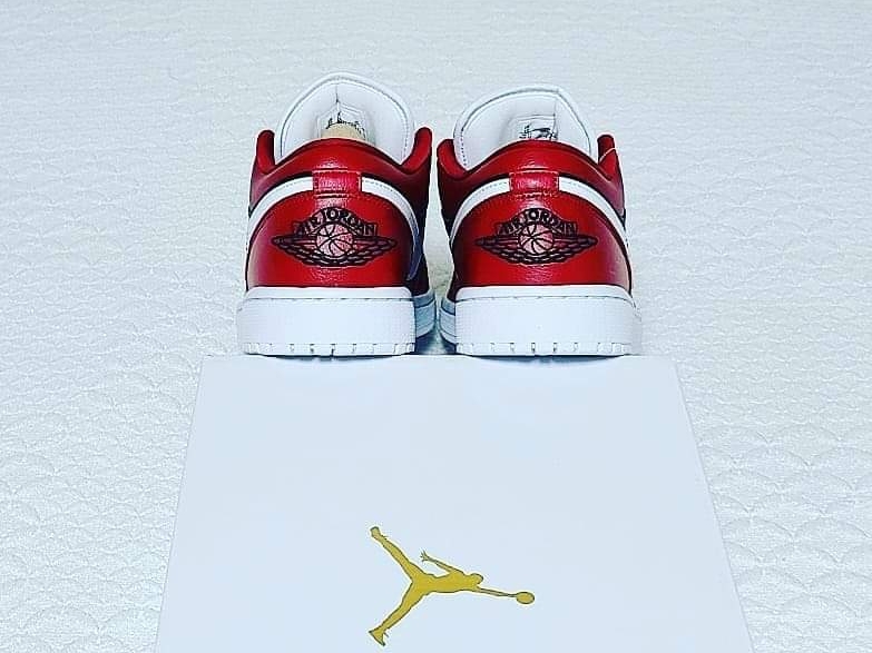 (W) Jordan 1 Low Chicago Flip 착용 스타일 - 5