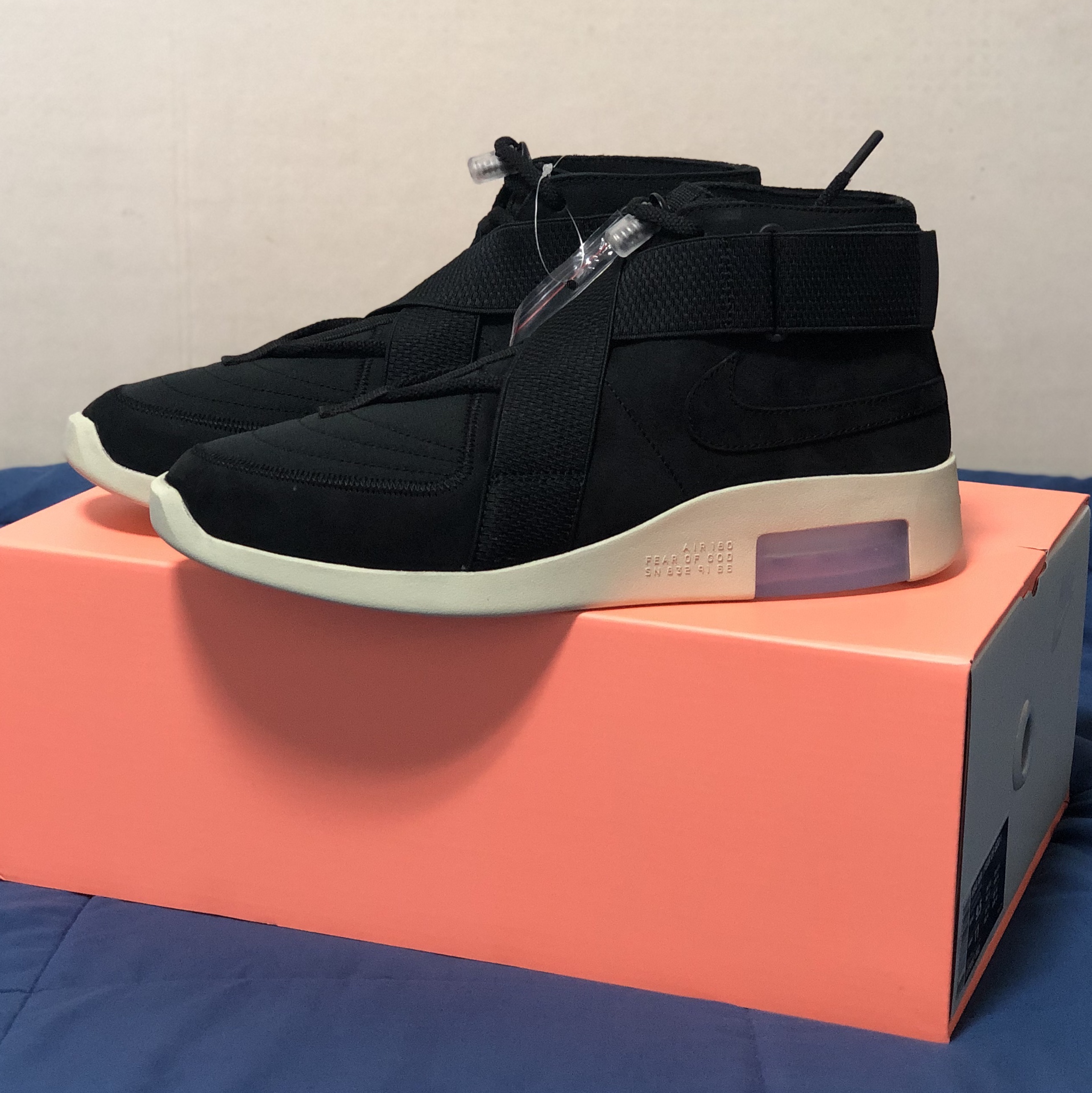 Nike x Fear of God Air Fear of God Raid Black 착용 스타일