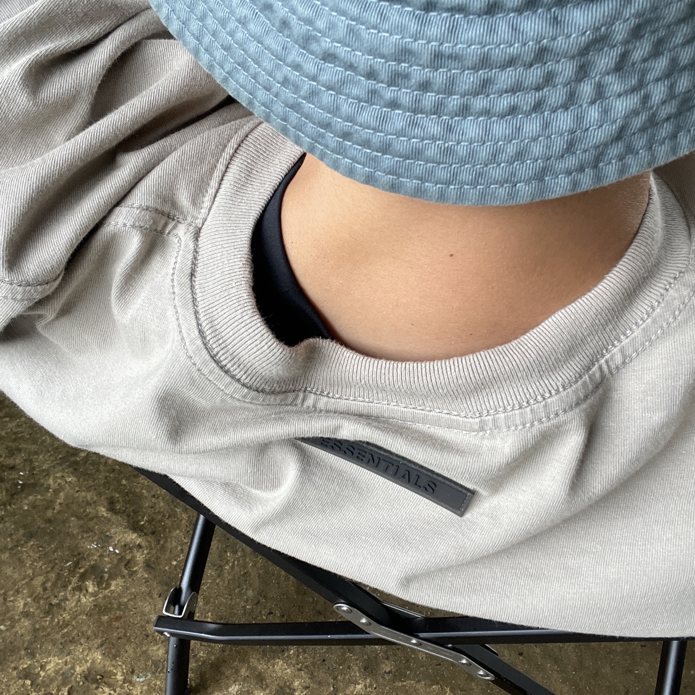 Essentials T-Shirt Moss - 21SS 착용 스타일