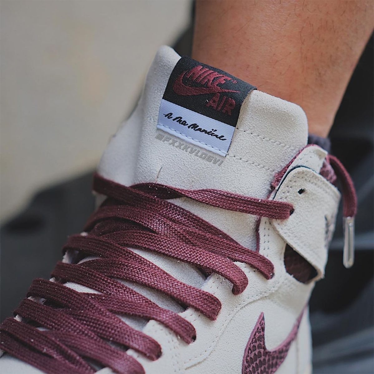 (W) Jordan 3 x A Ma Maniere Retro SP, Nike x A Ma Maniere Air Force 1 High Hand Wash Cold 착용 스타일 - 3