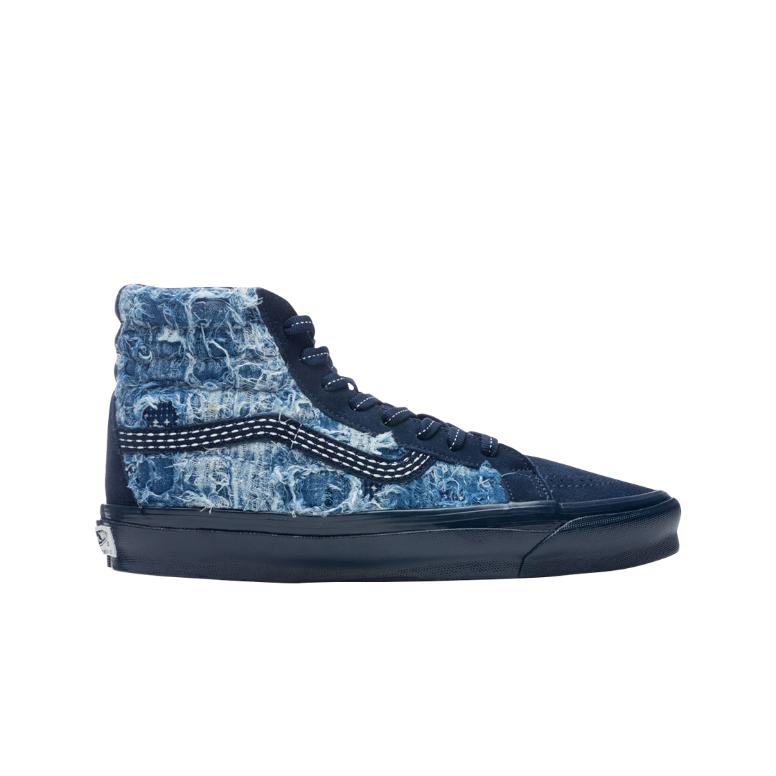 반스 볼트 x 펀더멘탈 OG 스케이트 하이 LX 인디고(Vans Vault x FDMTL OG Sk8-Hi LX Indigo)