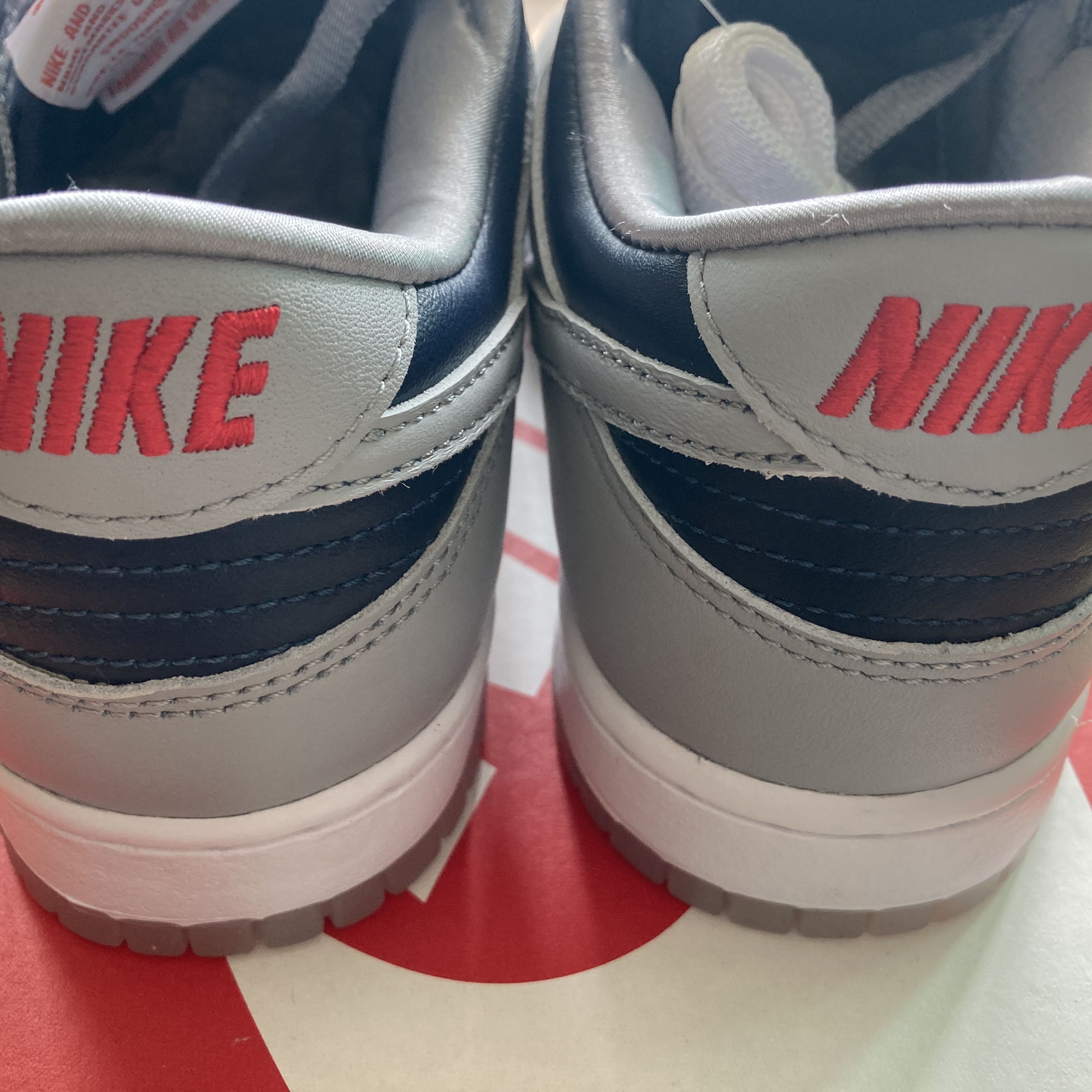 (W) Nike Dunk Low SP College Navy, Nike Dunk Low Retro Hyper Cobalt 착용 스타일 - 3