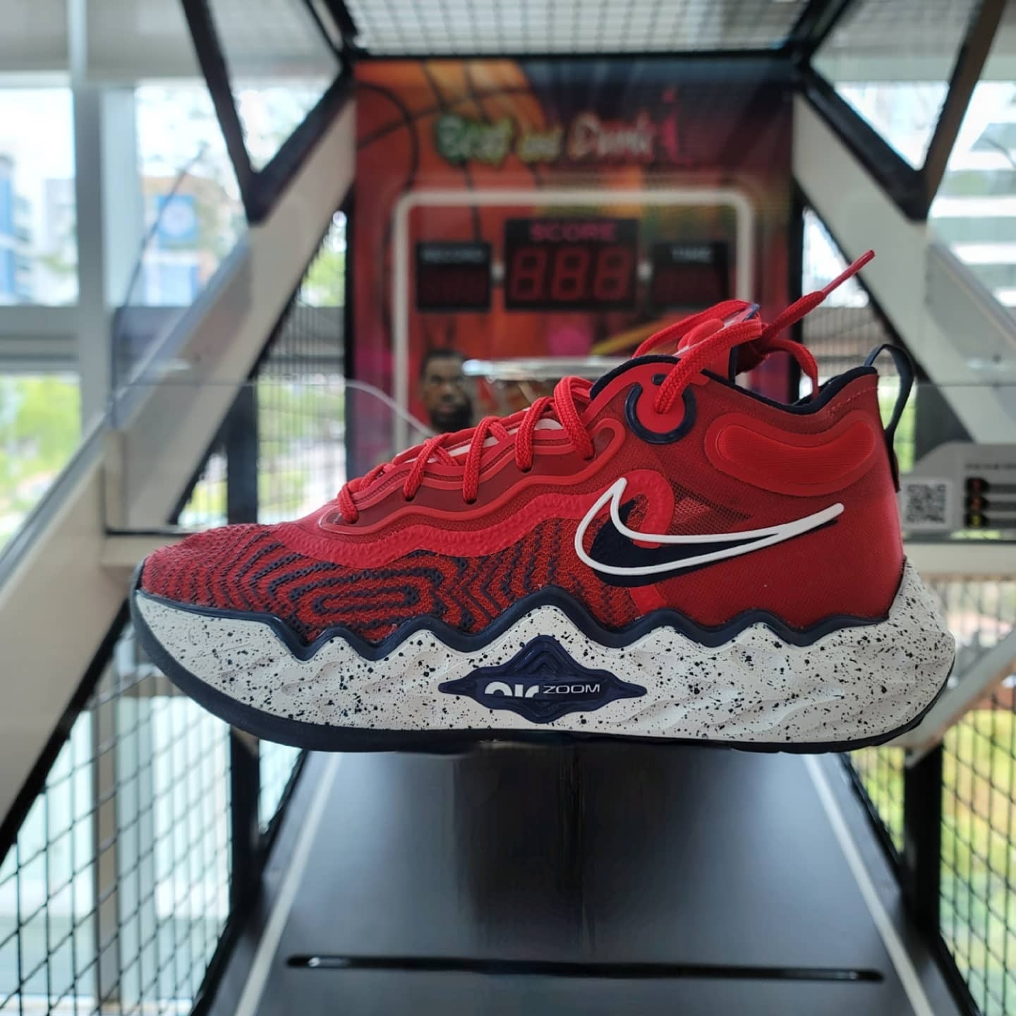 Nike Air Zoom GT Run Sports Red 착용 스타일 - 1