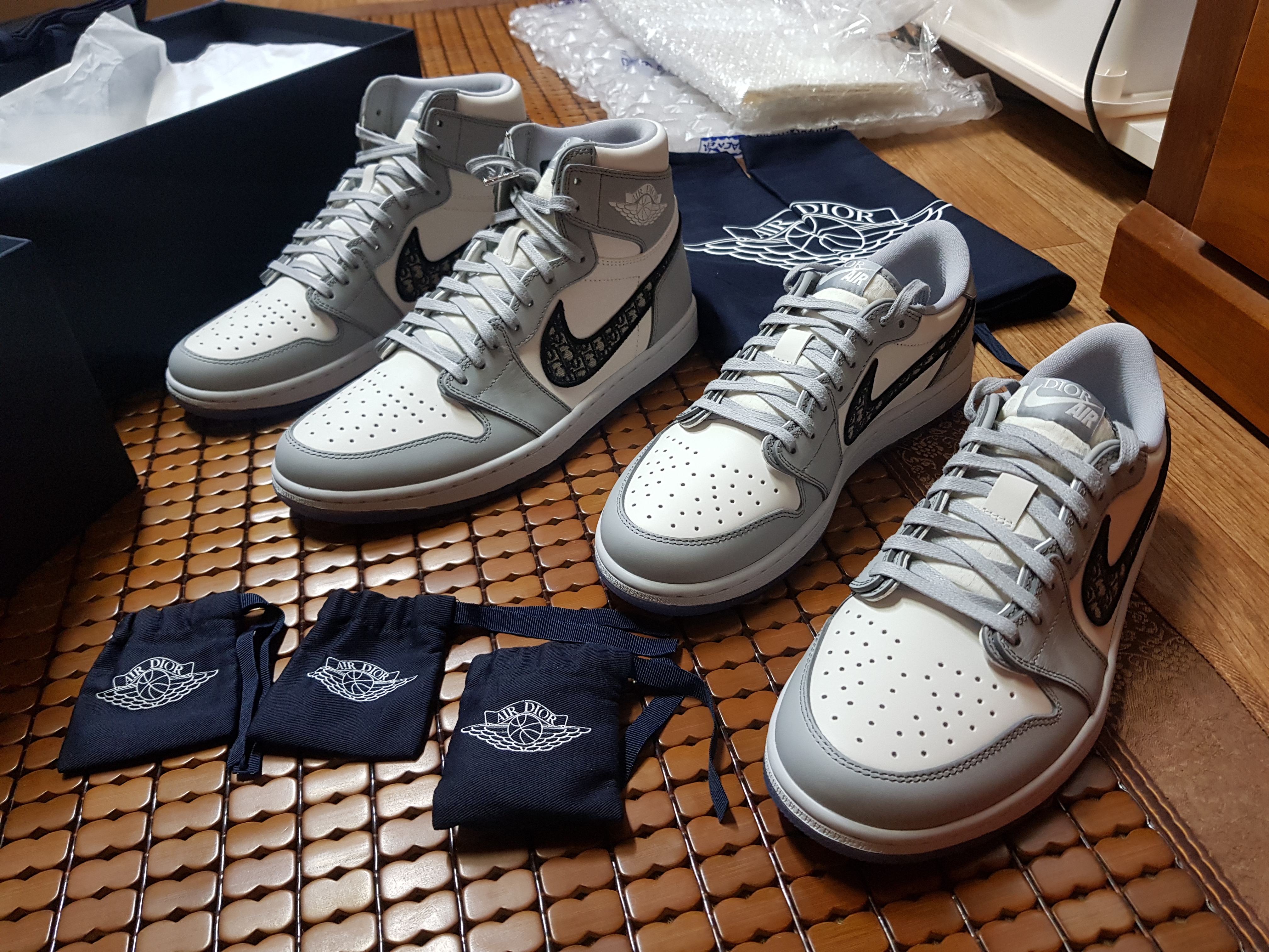 Jordan 1 x Dior High OG, Jordan 1 x Dior Low OG 착용 스타일 - 1